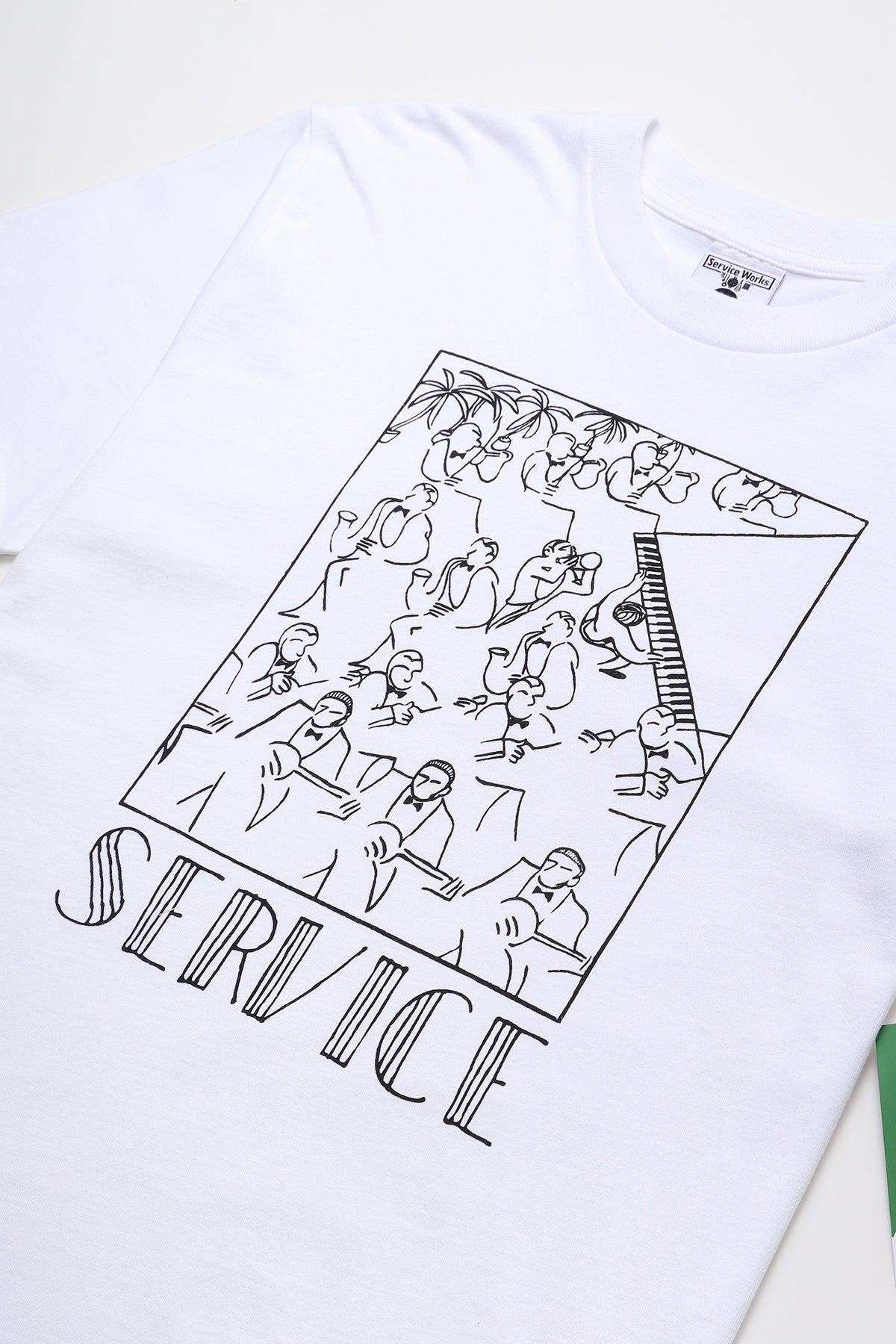Service Works - Bebop Tee - White Product Image