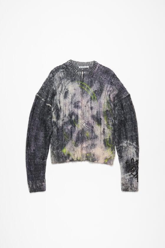 Printed knit cardigan Product Image