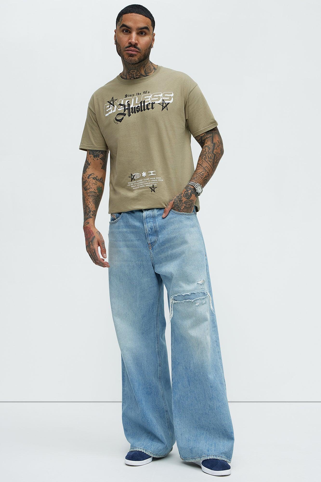 Endless Hustler Short Sleeve Tee - Khaki Product Image