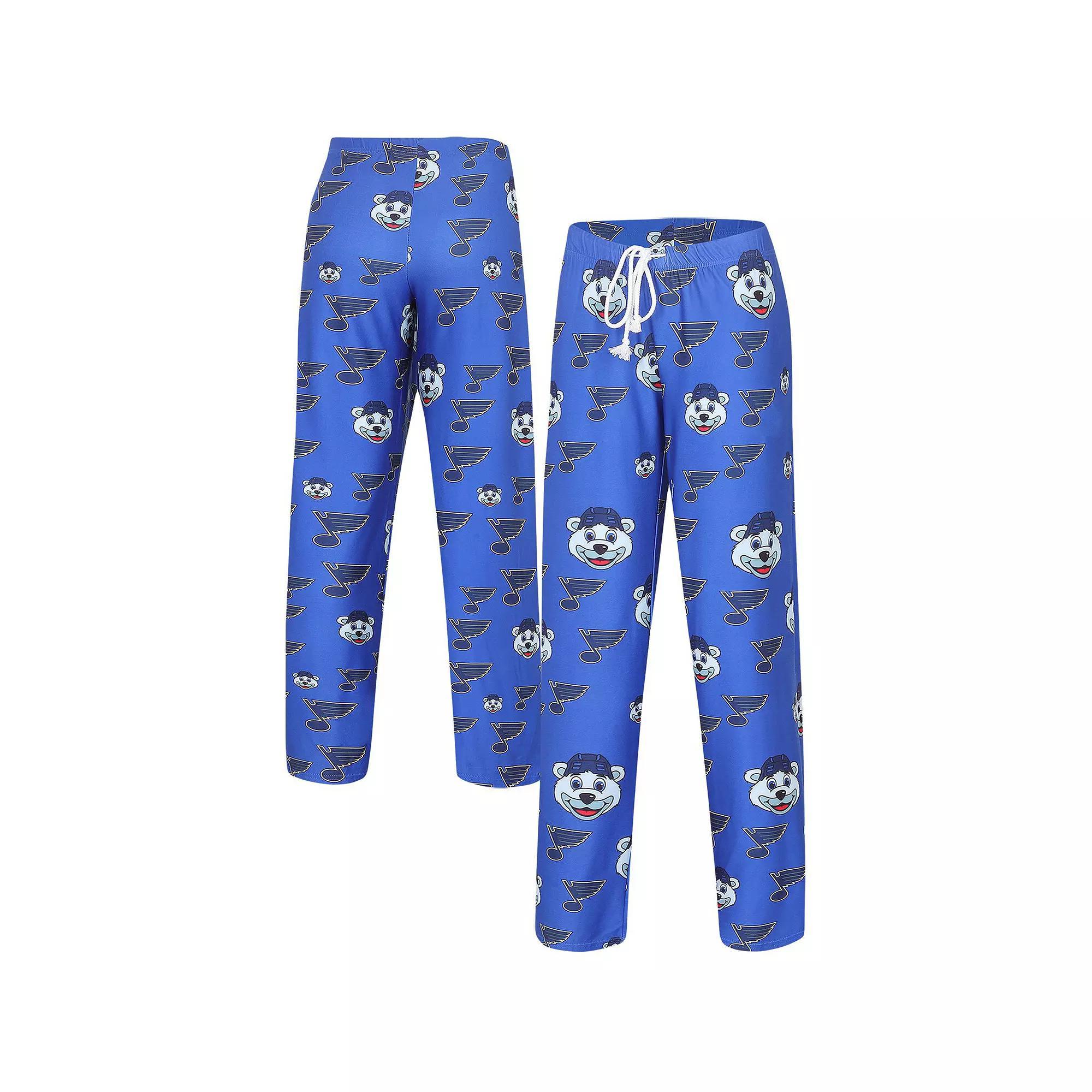 Women's Concepts Sport Blue St. Louis Blues Gauge Allover Print Knit Sleep Pants,  Product Image