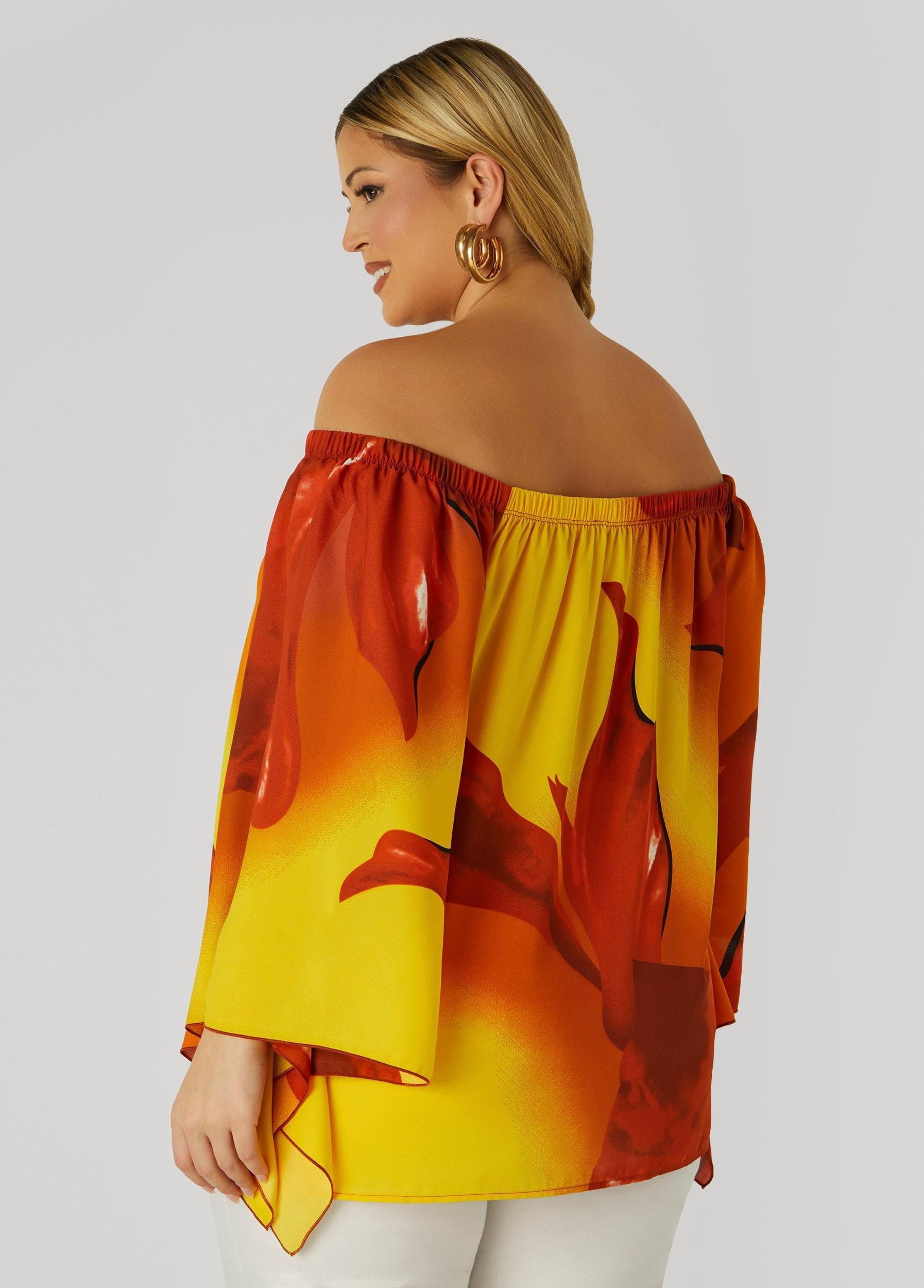 Floral Off The Shoulder Blouse Product Image