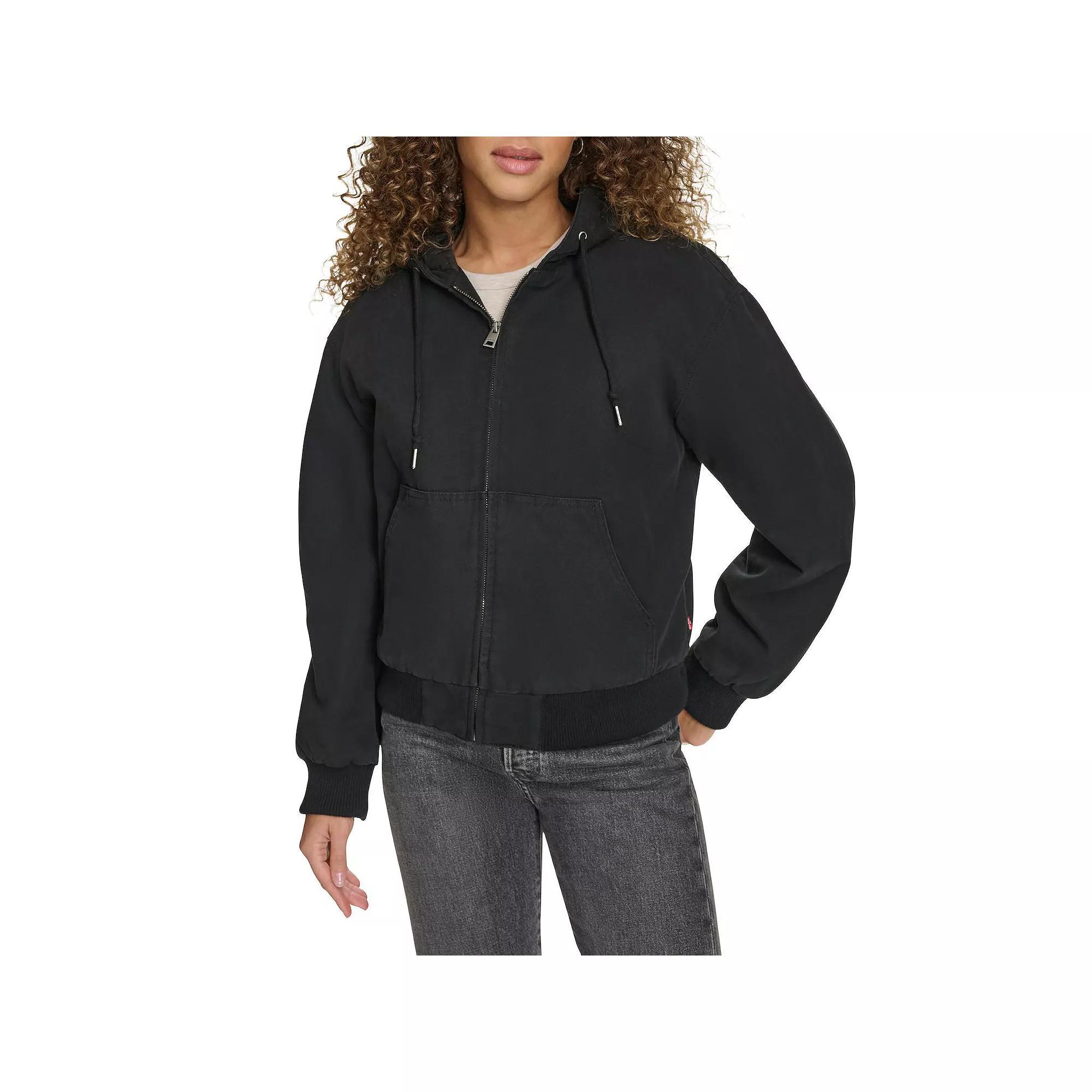 Women's Levi's® Quilted Lining Hoodie Bomber Jacket Product Image