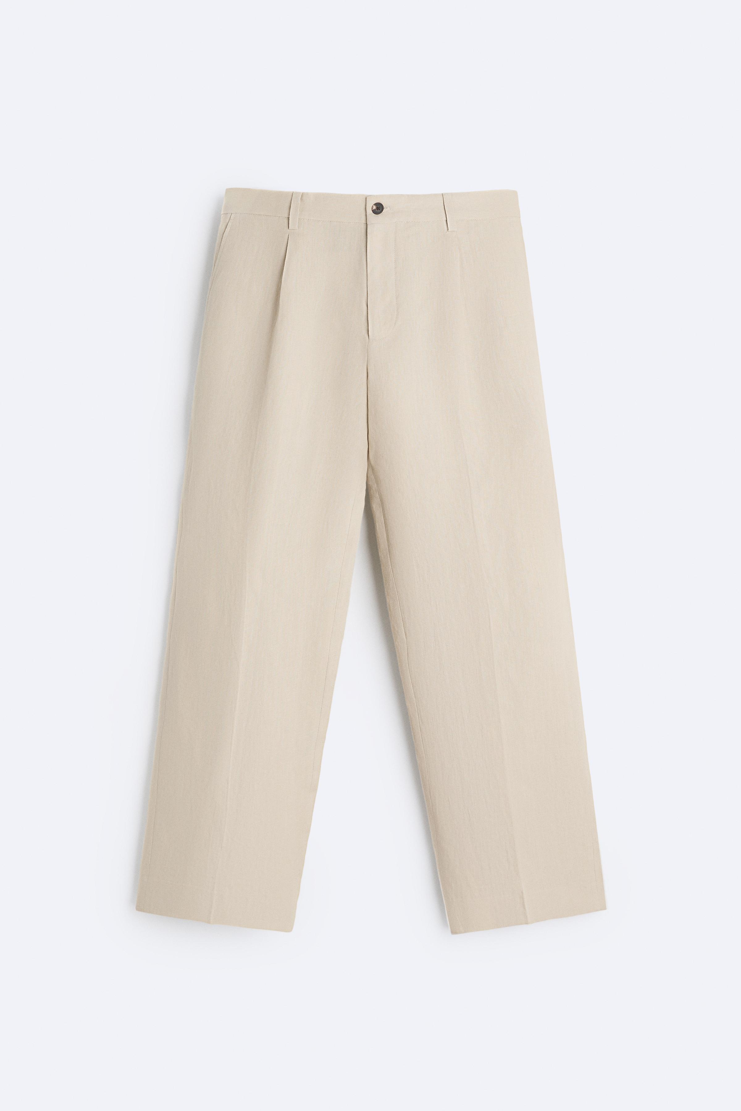 SUIT PANTS IN 100% LINEN Product Image