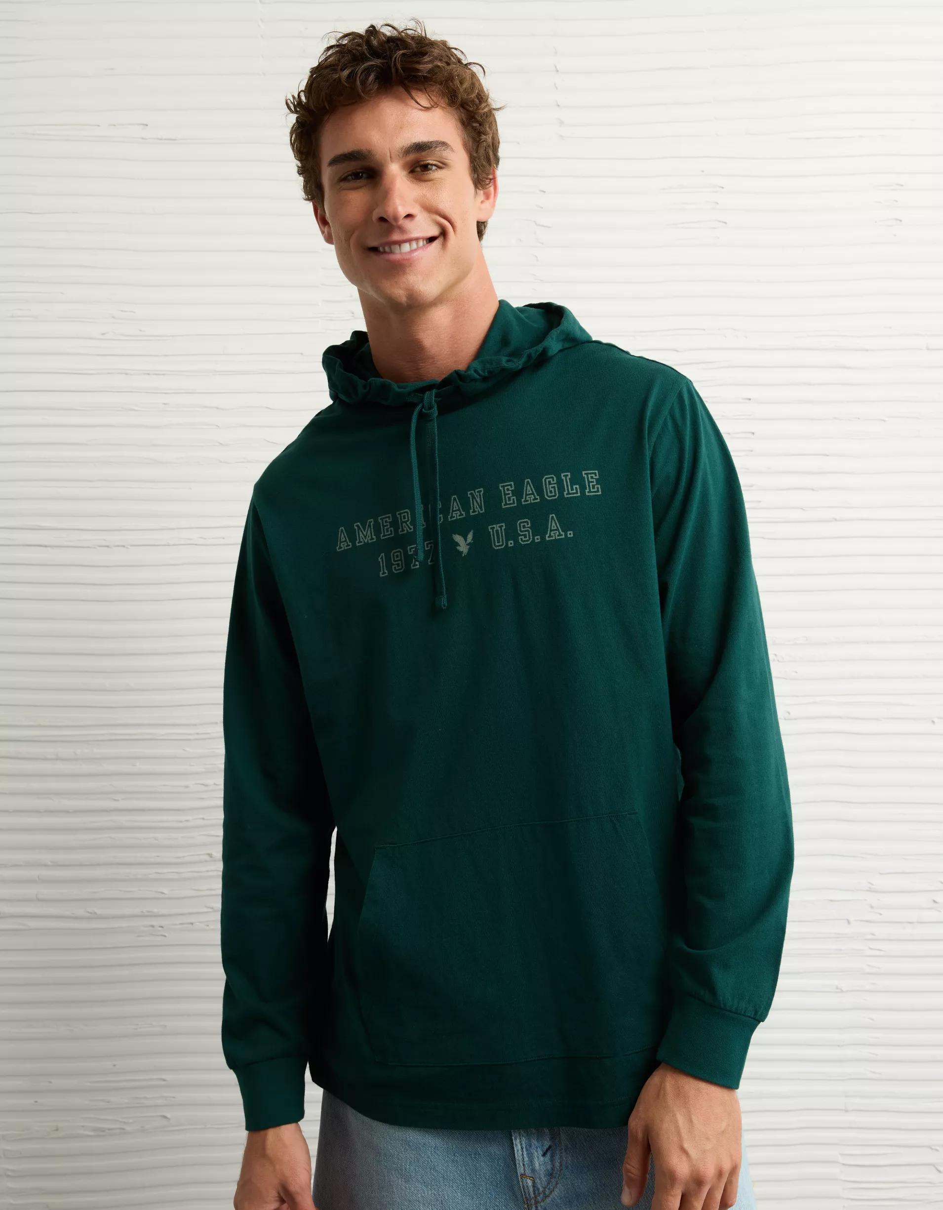 AE Icon Logo Graphic Hoodie T-Shirt Product Image