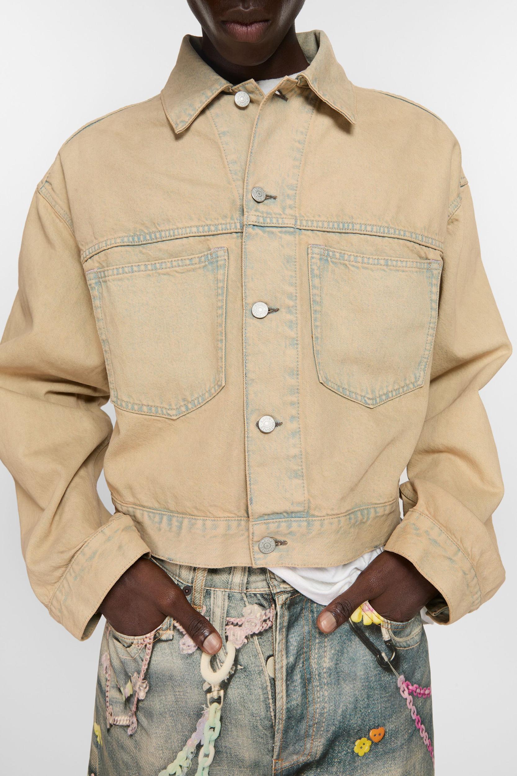 Denim jacket - Oversized cropped fit Product Image