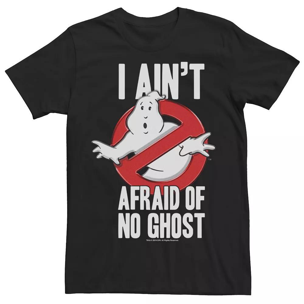 Men's Ghostbusters I Ain't Afraid Of No Ghost Bold Text Tee, Size: 3XL, Black Product Image