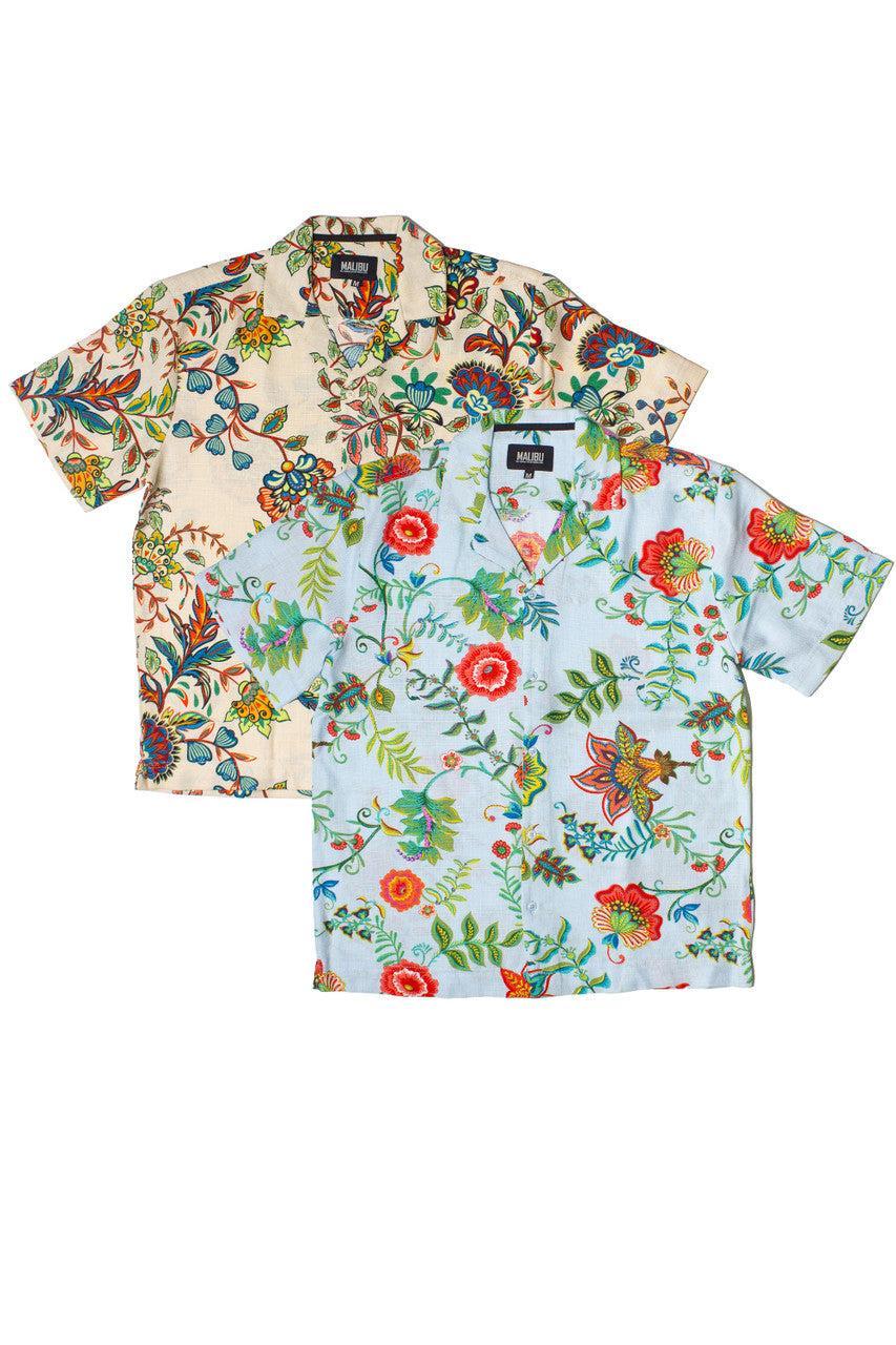 Paisley Floral Tapestry Button Up Shirt Product Image