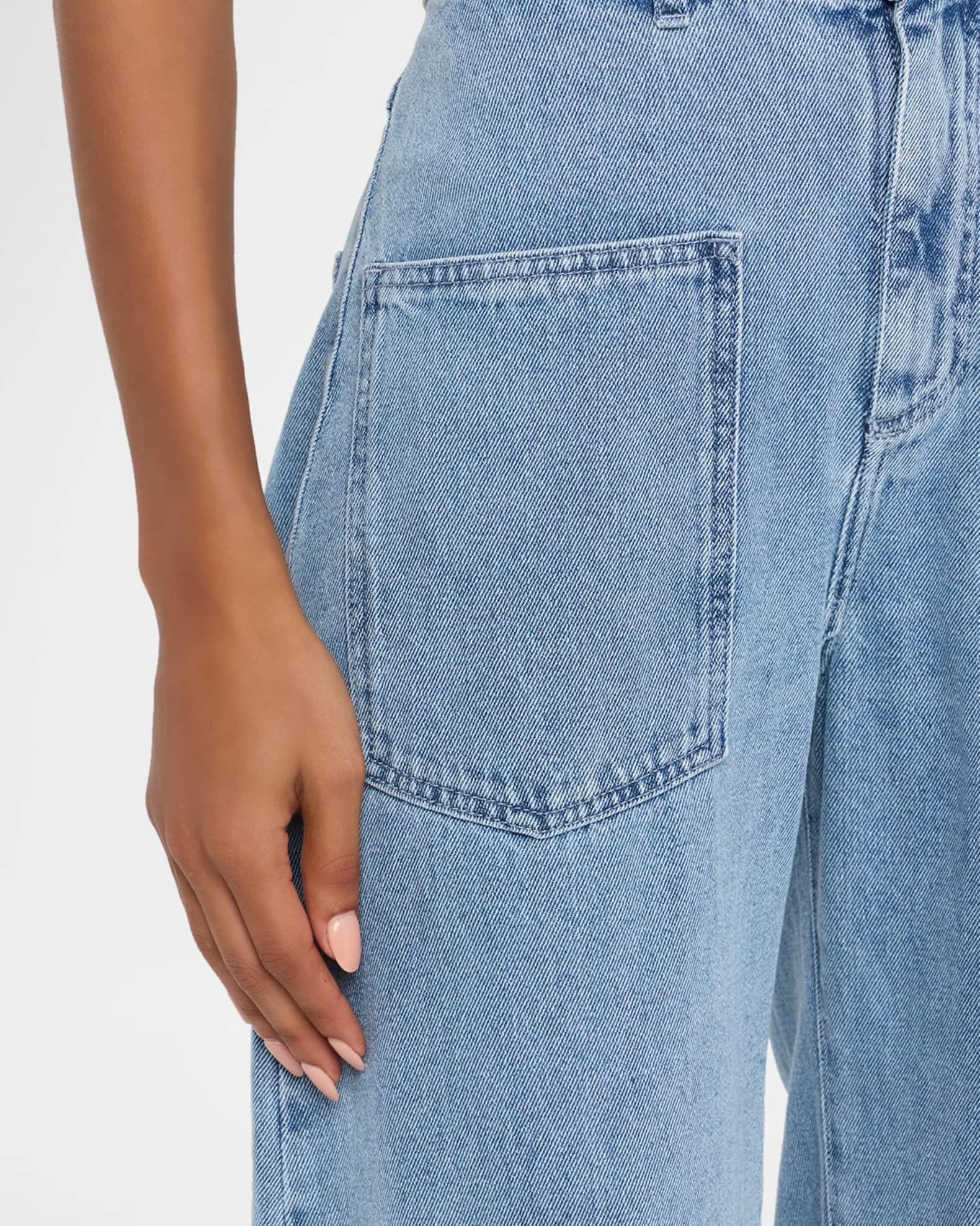 Patch-Pocket Boyfriend Jeans Product Image