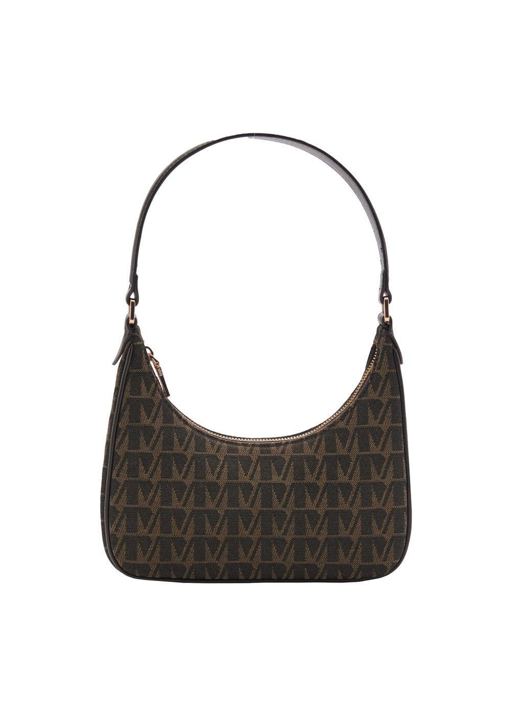 Jacquard shoulder bag - Women | MANGO USA Product Image