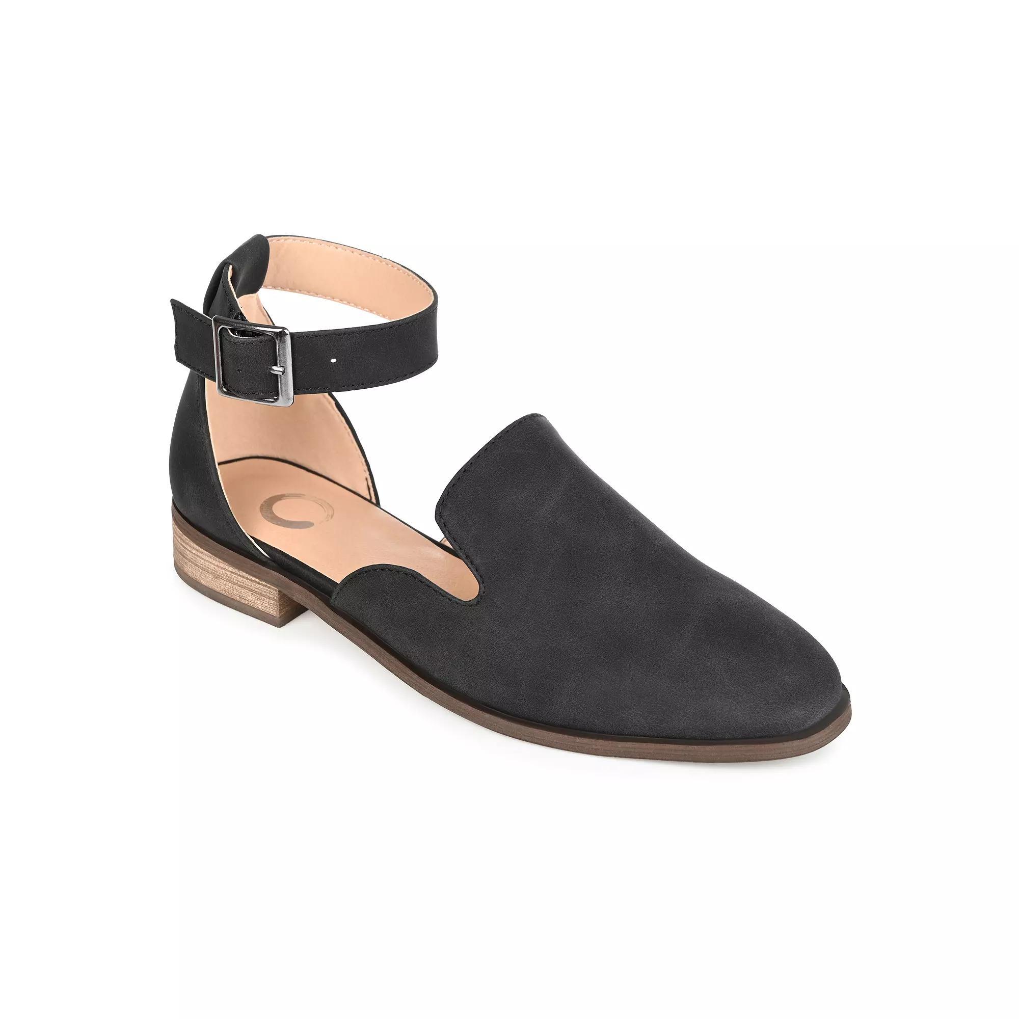 Journee Loreta Women's Flats, Size: 7, Black Product Image