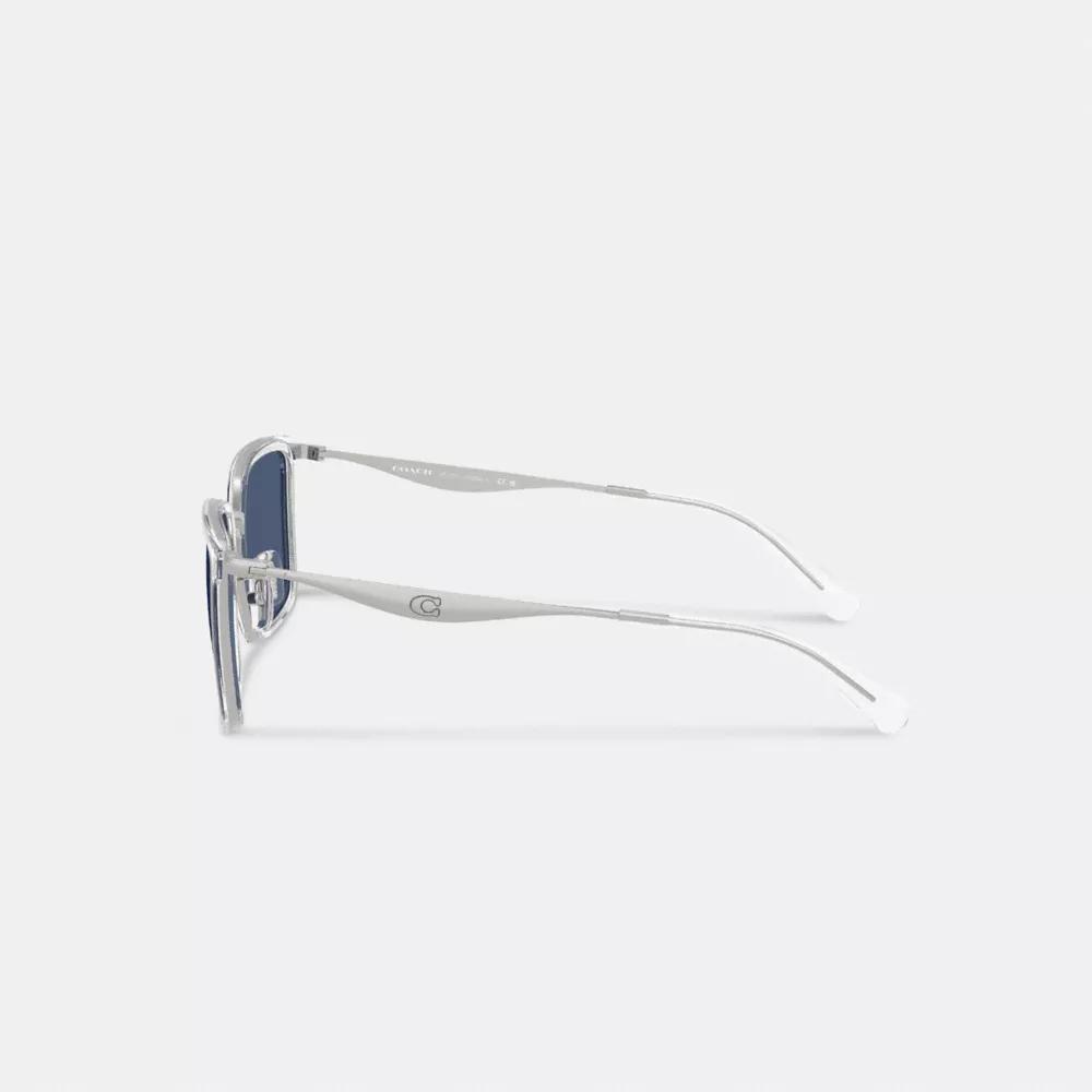 C Hardware Metal Square Sunglasses Product Image