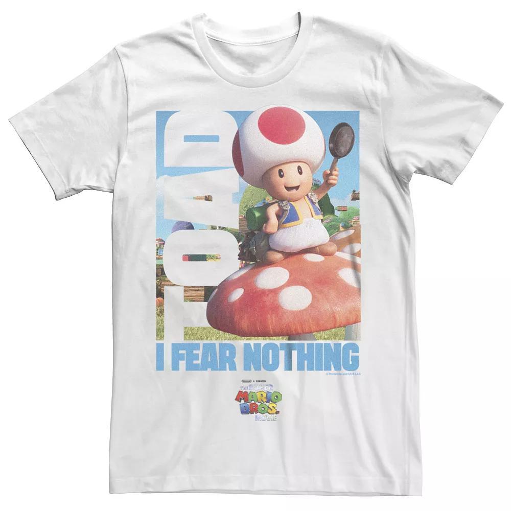 Big & Tall The Super Mario Bros. Movie Toad I Fear Nothing Mushroom Graphic Tee, Men's,  Product Image