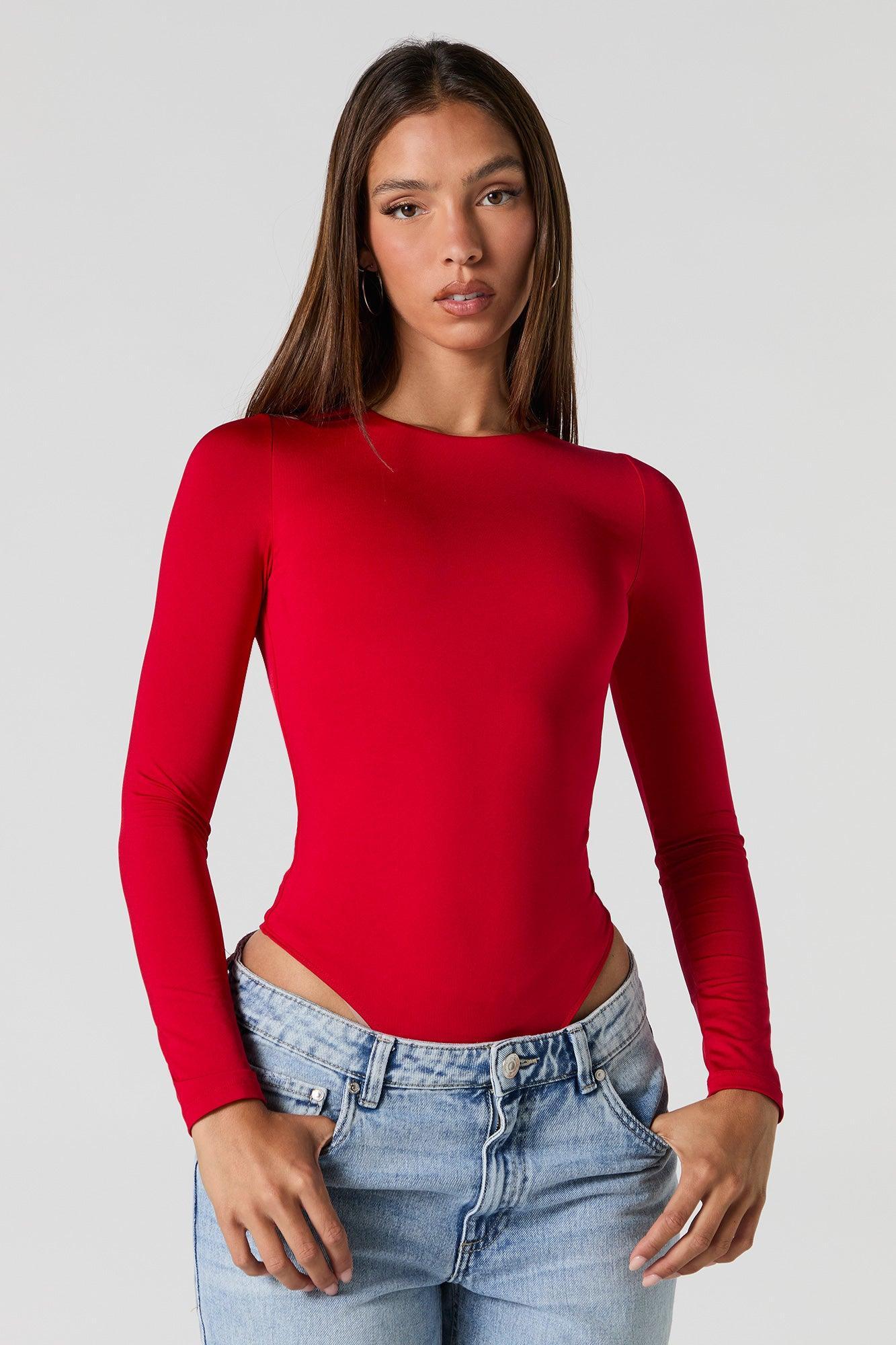 Contour Crewneck Long Sleeve Bodysuit Female Product Image