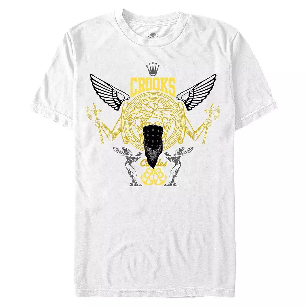 Men's Crooks And Castle The Medusa Bandit Crest Graphic Tee,  Product Image