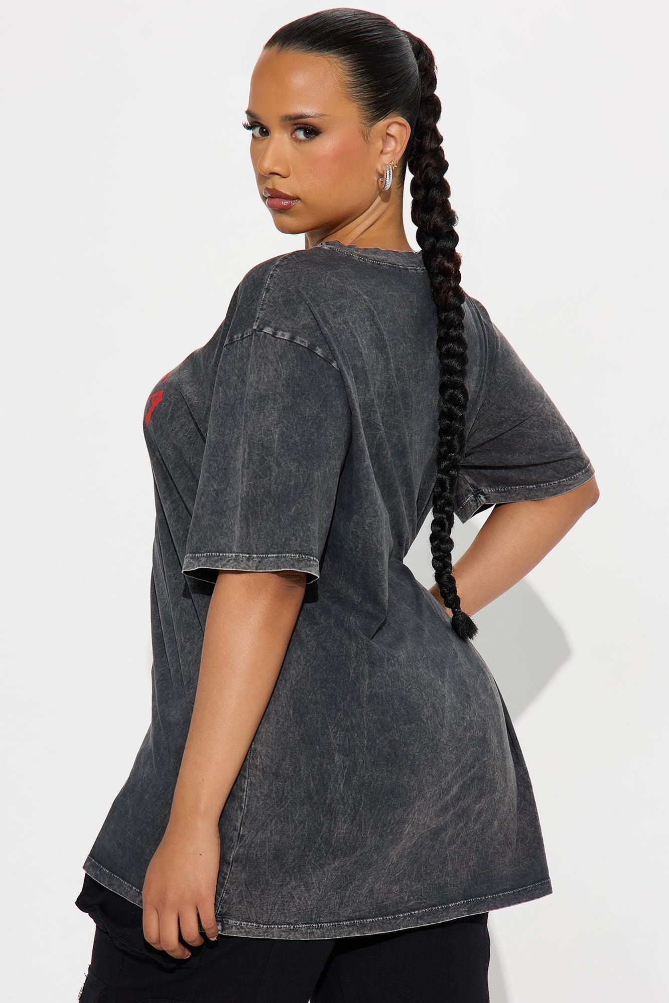 Call Me Mamacita Washed Tee - Black Female Product Image