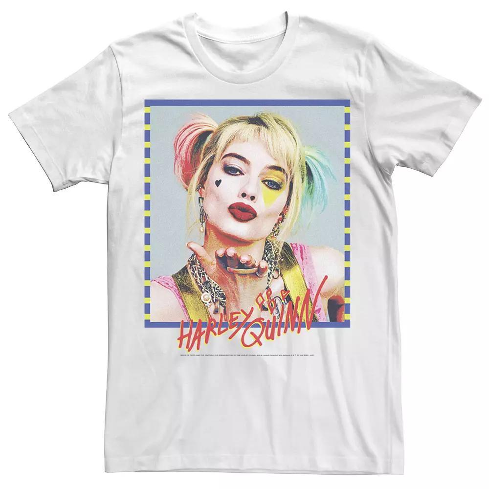 Men's Harley Quinn: Birds of Prey Poster Tee, Size: 3XL, White Product Image