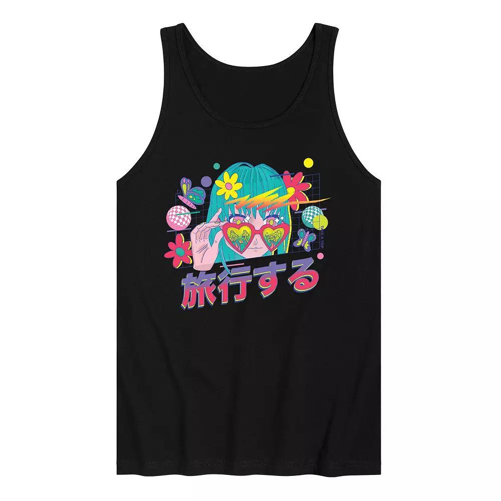 Men's Anime Take A Trip Tank Top,  Product Image