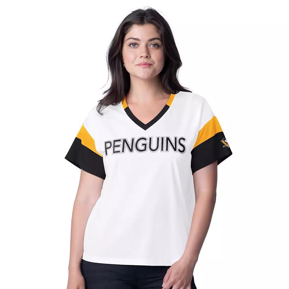 Women's G-III 4Her by Carl Banks White Pittsburgh Penguins Rink Over Product Image