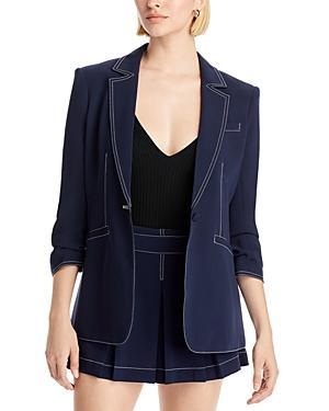 Cinq a Sept Khloe Ruched-Cuff Blazer Product Image