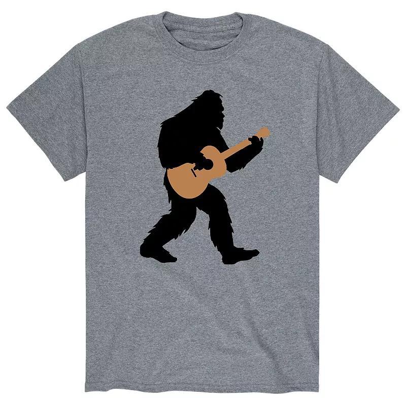Men's Sasquatch Playing Guitar Tee,  Product Image