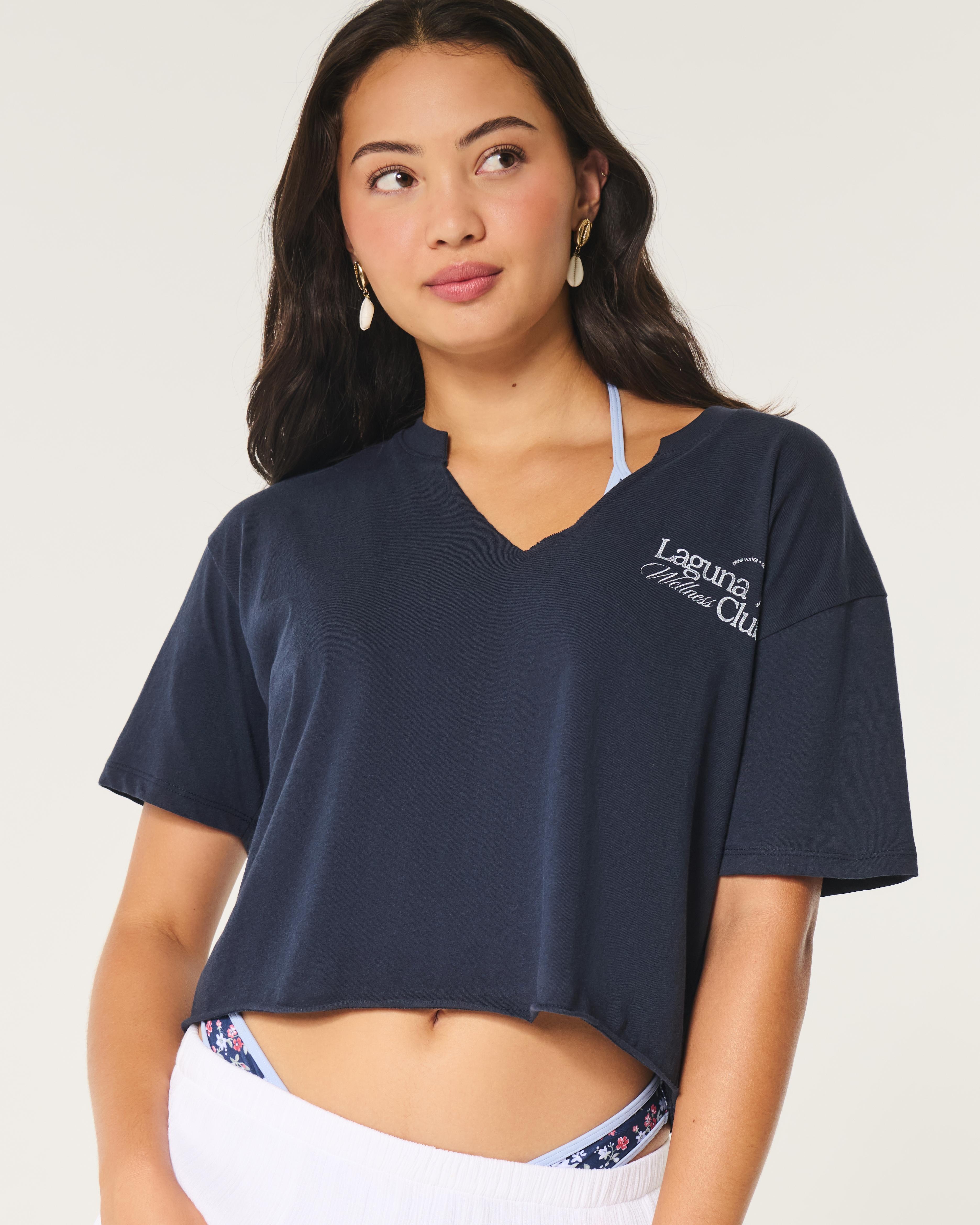 Oversized Laguna Wellness Club Graphic Tee Product Image