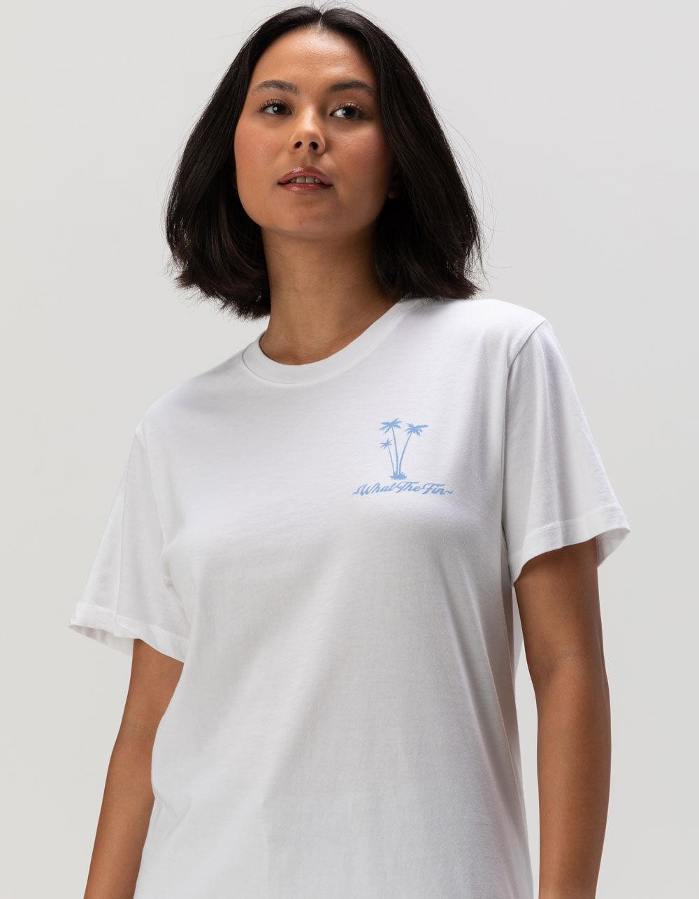 WHAT THE FIN Island Cat Womens Tee Product Image