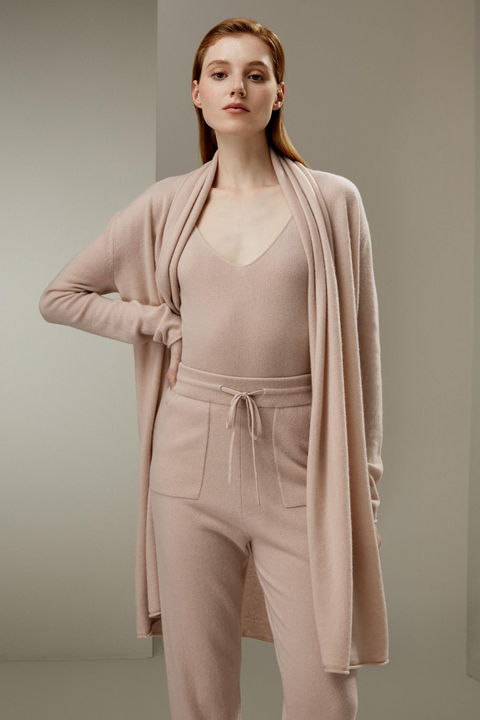 LILYSILK Cashmere Cardigan Women - Toffee Pure Cashmere - Soft Relaxed Fit Cardigan XL Product Image