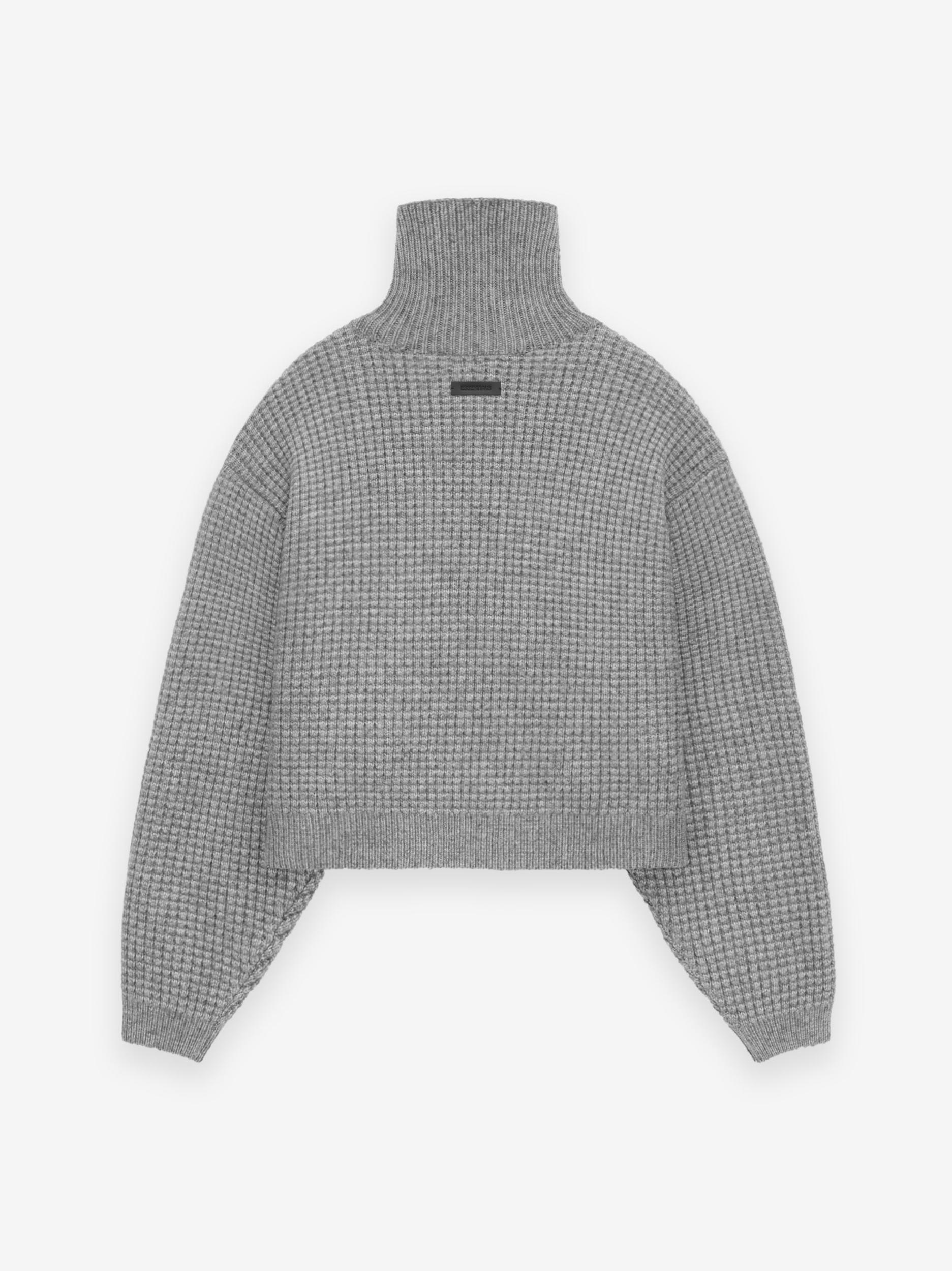 Women's Waffle Turtleneck Female Product Image
