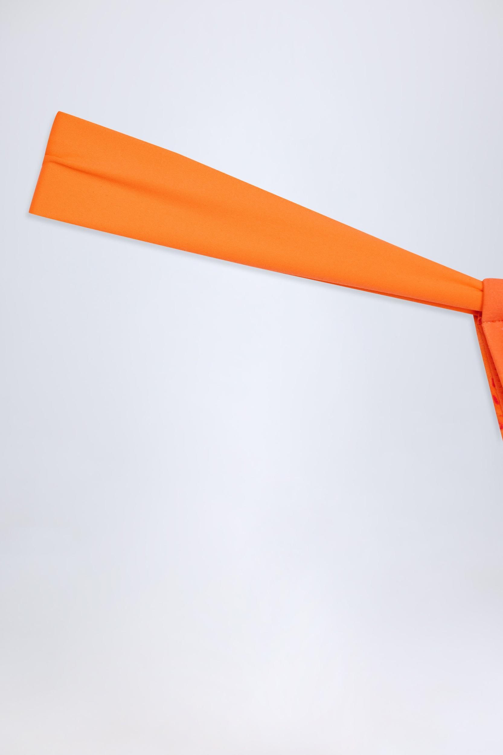 Cheeky Bikini Bottoms in Orange Orchid Print Product Image