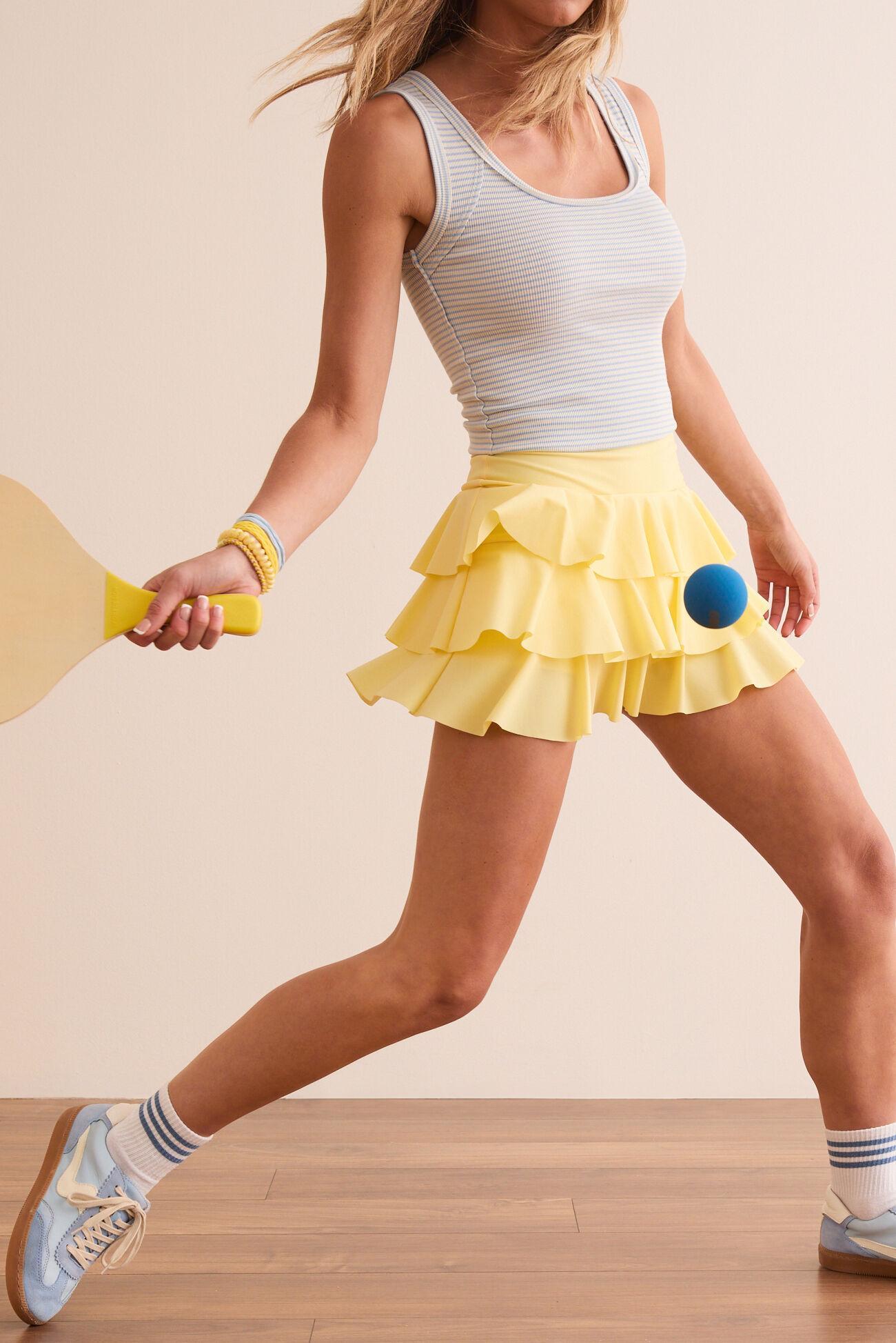 Courtside Tiered Ruffle Skort Product Image