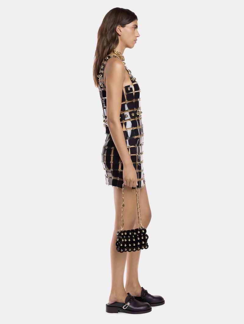 SHORT DRESS IN RHODOID ASSEMBLY Product Image