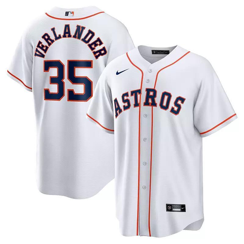 Mens Nike Justin Verlander Houston Astros Home Replica Player Name Jersey Product Image