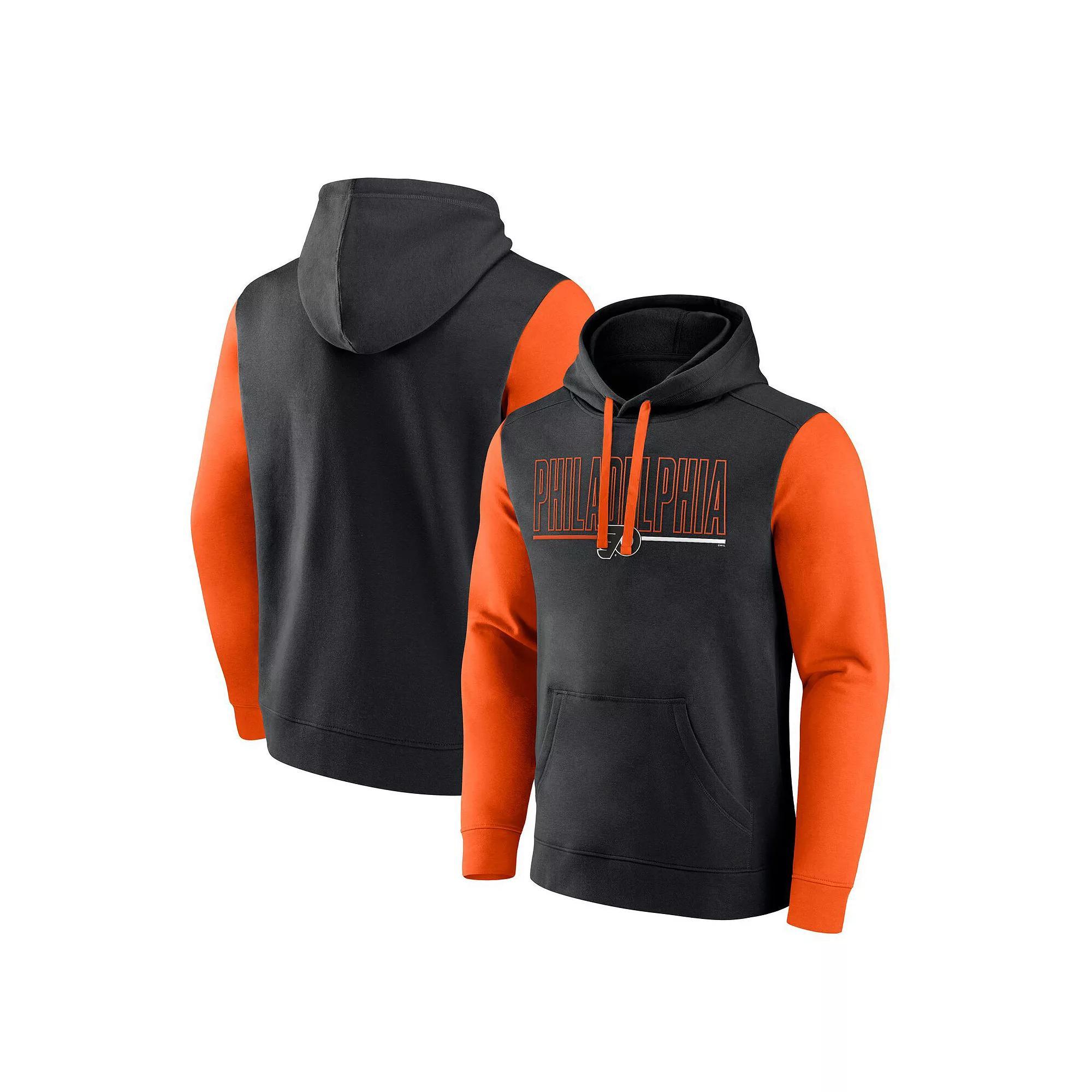 Men's Black Philadelphia Flyers Deliver Fleece Pullover Hoodie, Size: 2XL, Fly Black Product Image