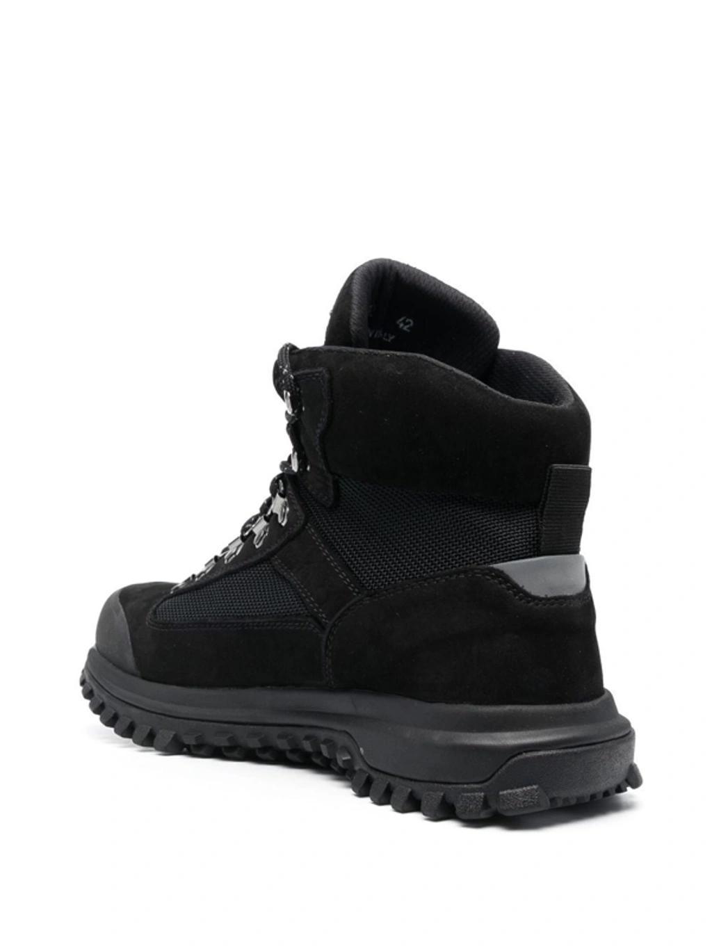 DIEMME One Hiker Nubuck And Mesh Boots In Black Product Image