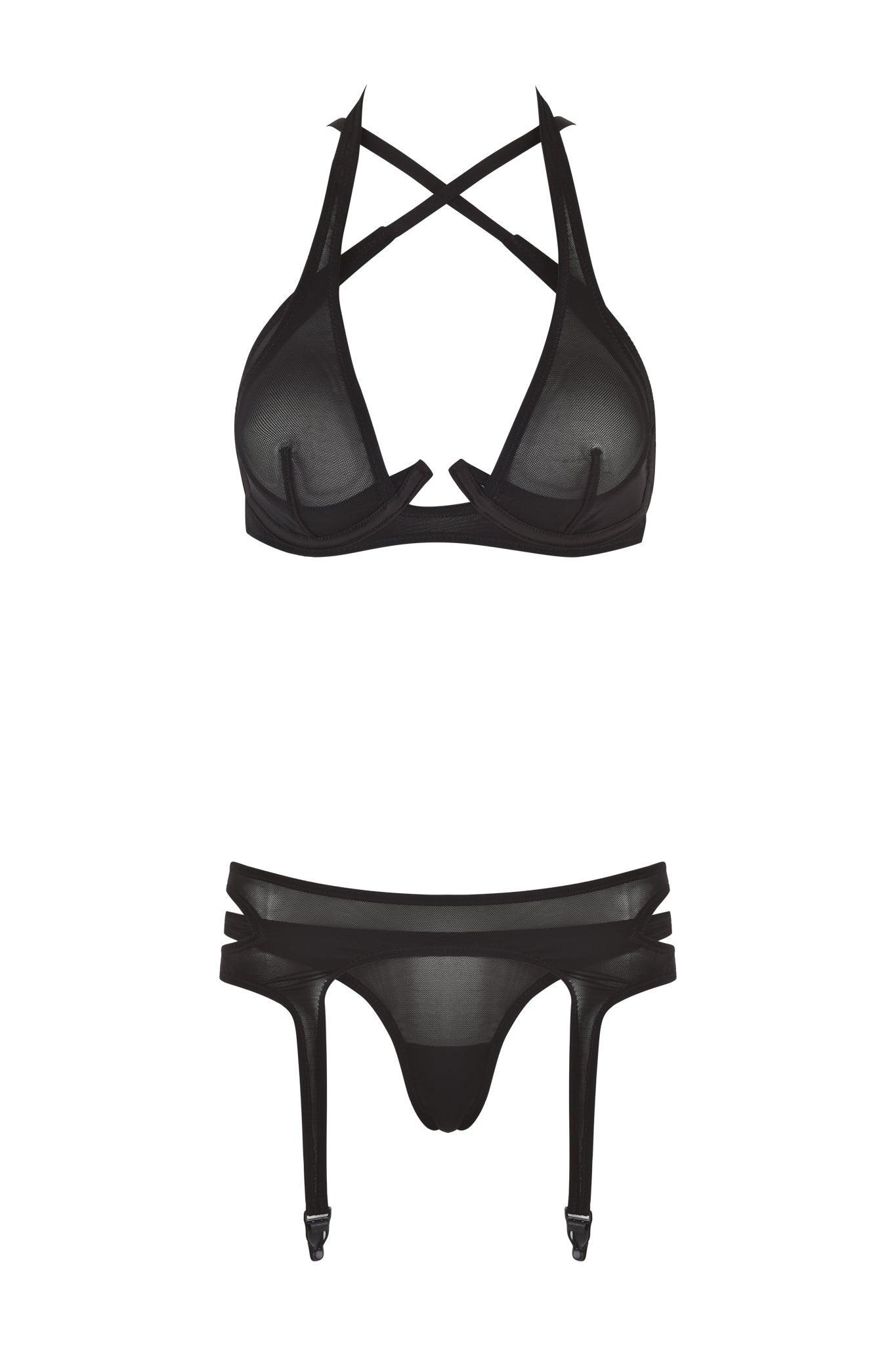 CLEO 3 PIECE SET - BLACK Product Image