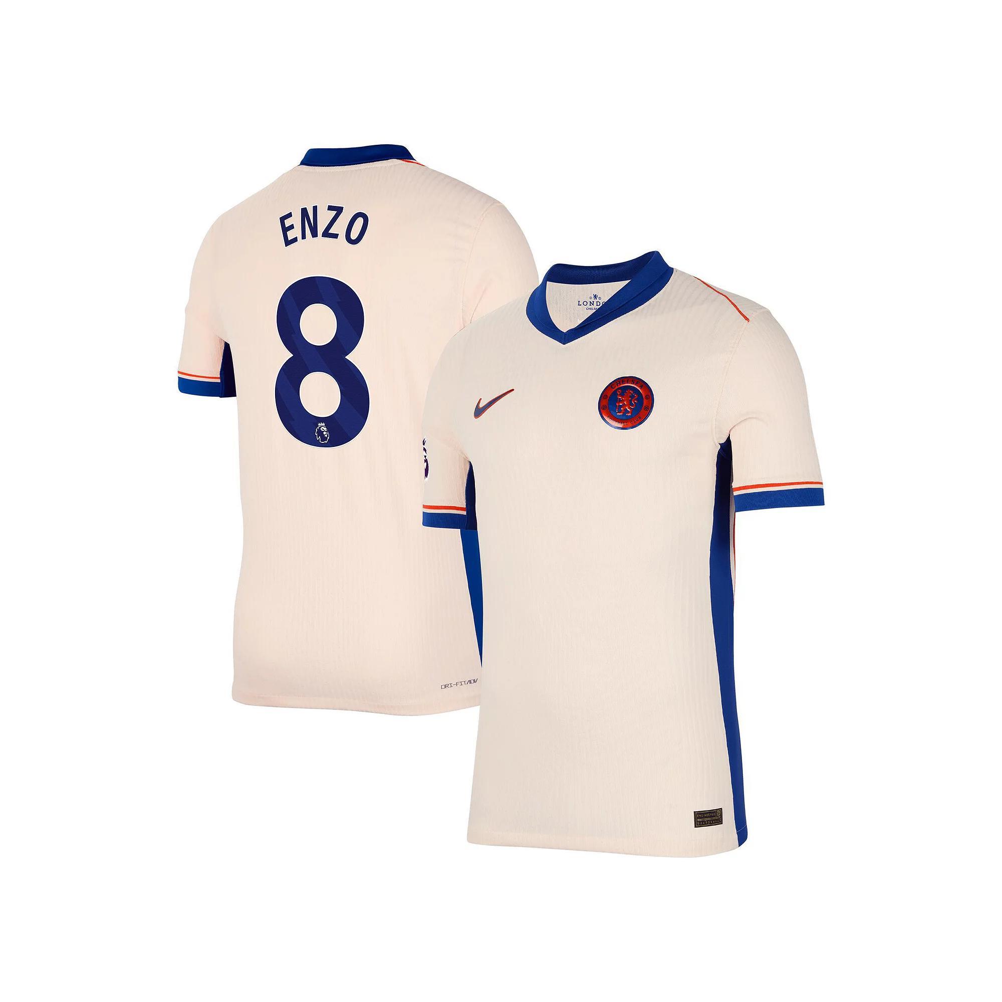 Men's Nike Enzo Fern��ndez Orange Chelsea 2024/25 Away Authentic Player Jersey, Size: Small, Chl Orange Product Image