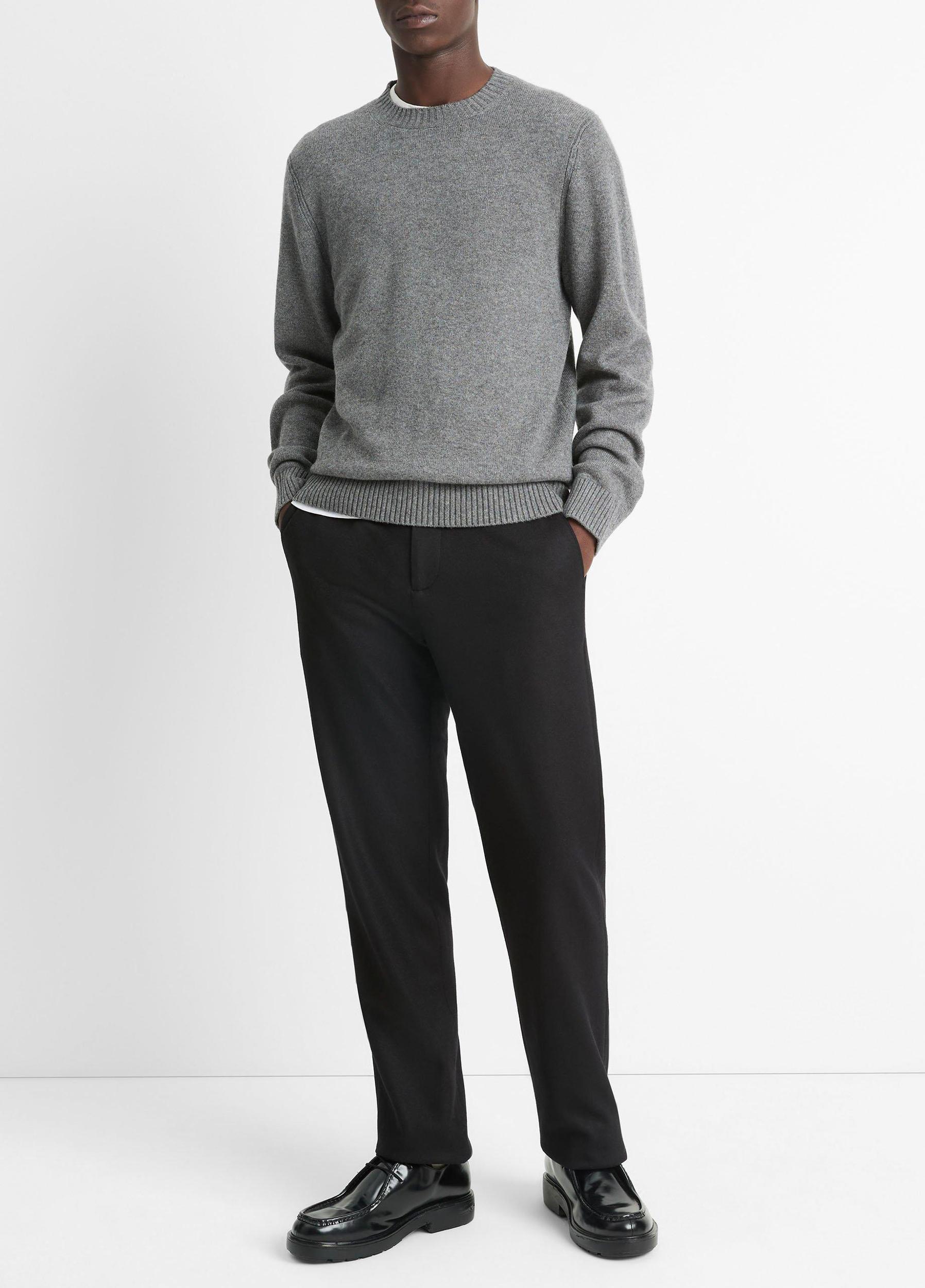 Classic Wool-Cashmere Crew Neck Sweater Product Image