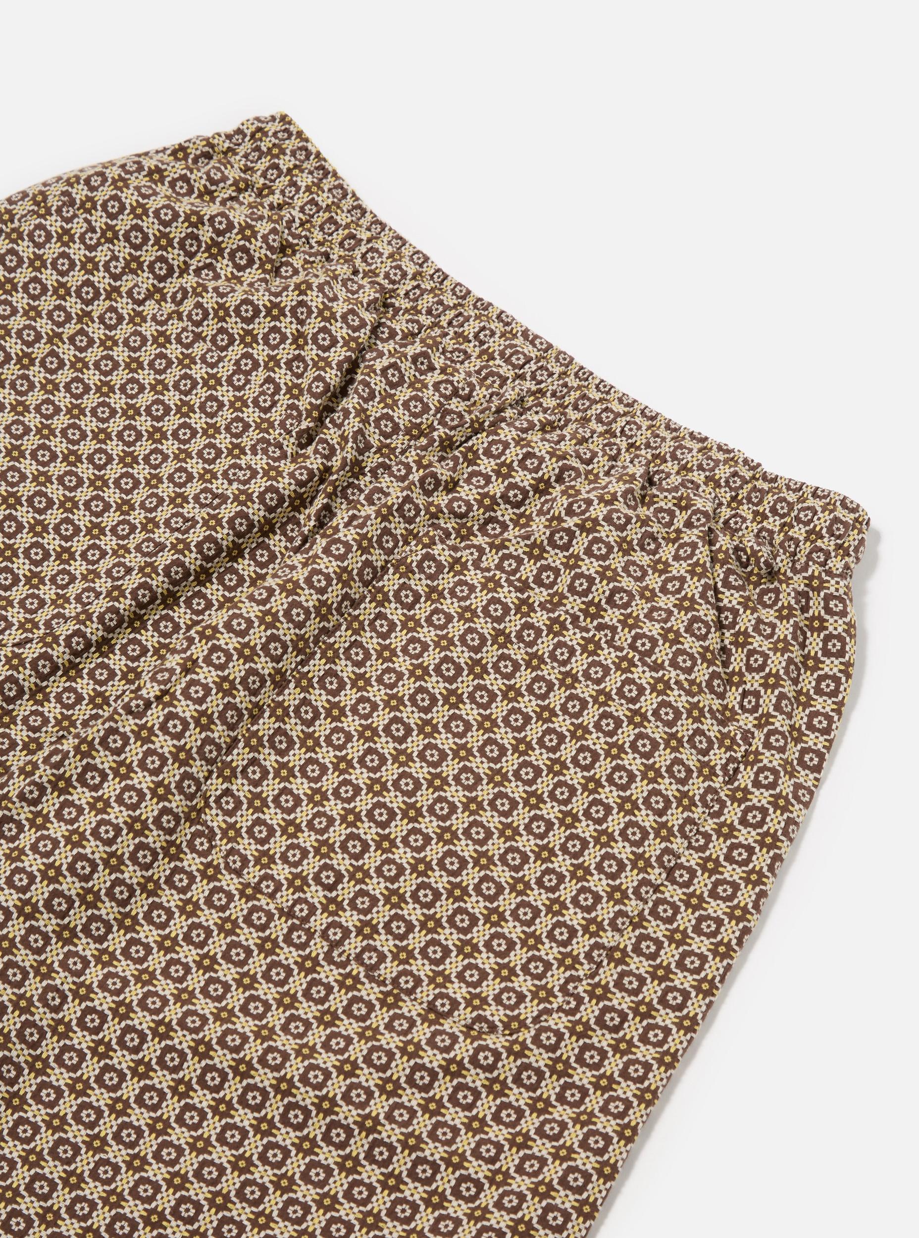 Universal Works Simple Short in Brown Tile 1 Cotton Product Image