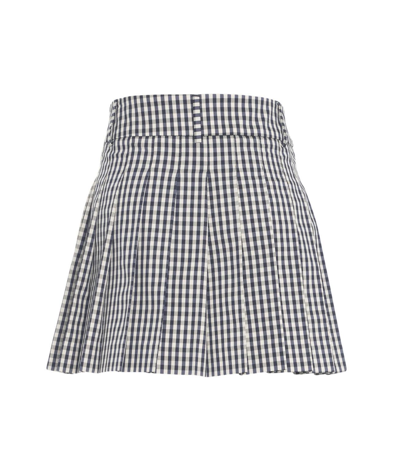 Pleated miniskirt Product Image