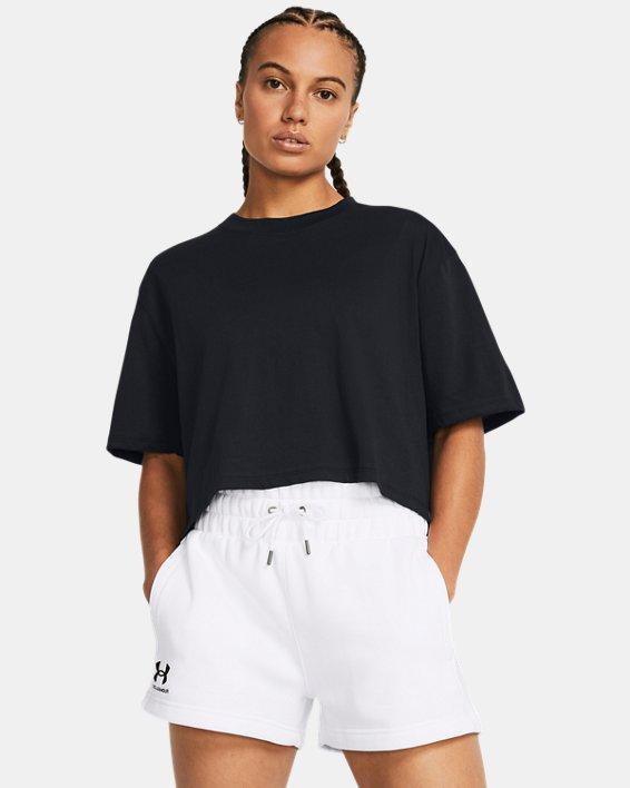 Womens Under Armour Campus Boxy Crop Short Sleeve Tee Product Image