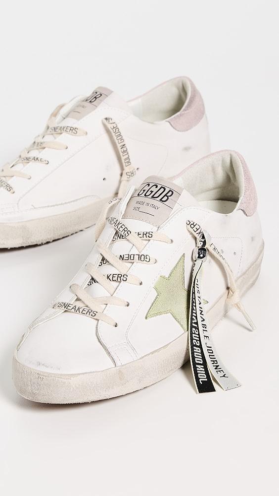 Golden Goose Super Star Bio Based Upper Suede Star And Heel Sneakers | Shopbop Product Image