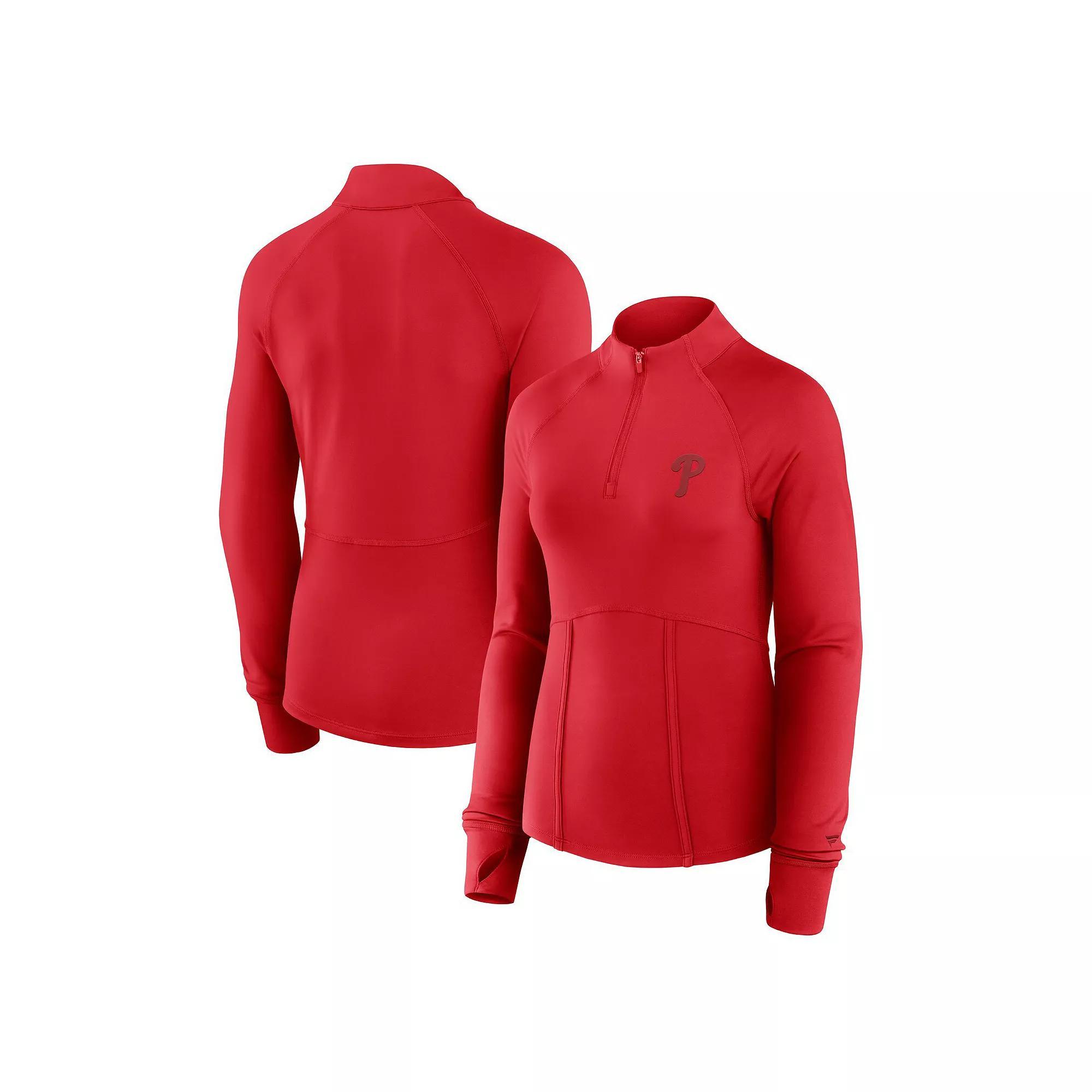 Women's Fanatics  Red Kansas City Chiefs Elements Quarter-Zip Jacket, Size: 2XL Product Image