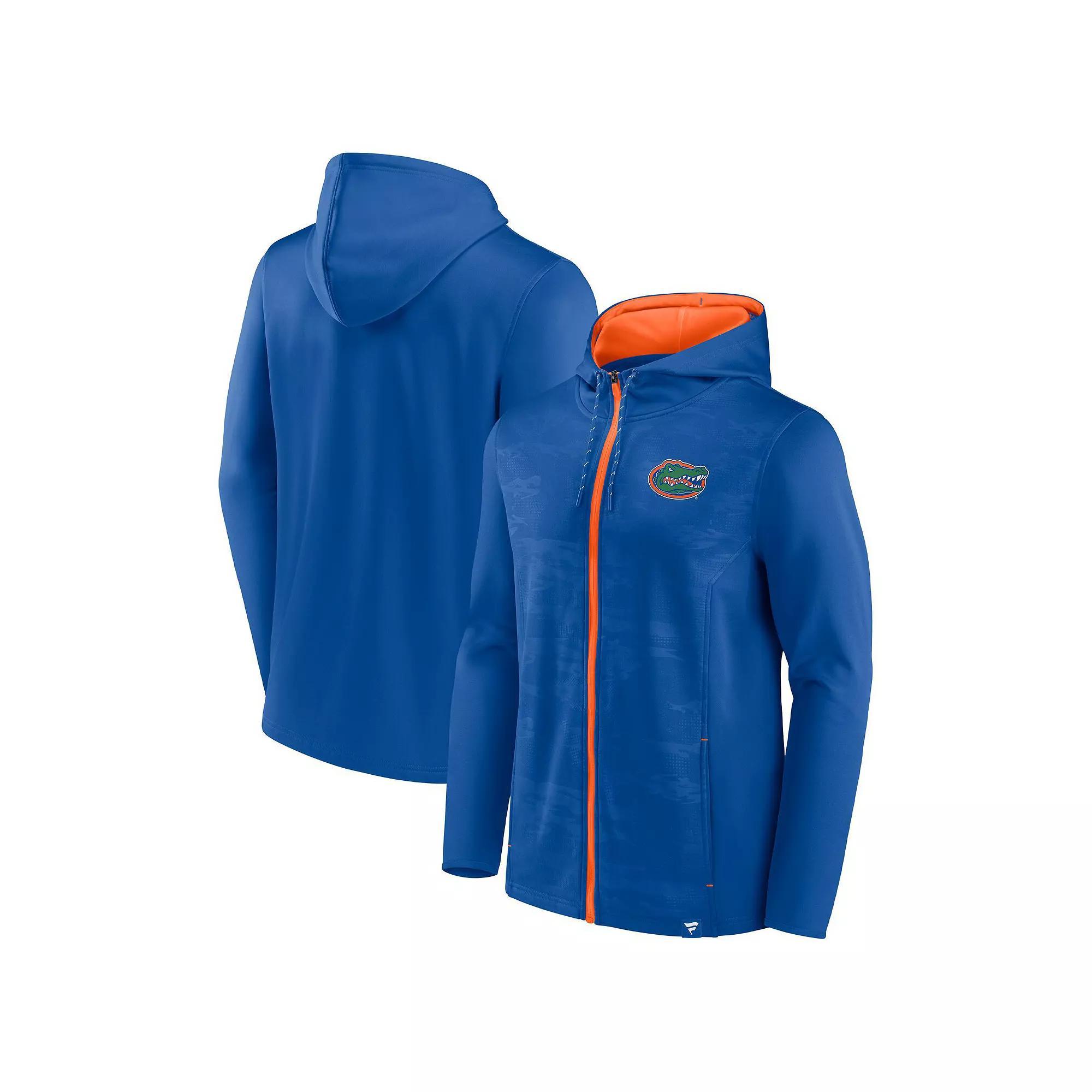 Men's Fanatics Branded Royal Florida Gators Ball Carrier Full-Zip Hoodie,  Product Image