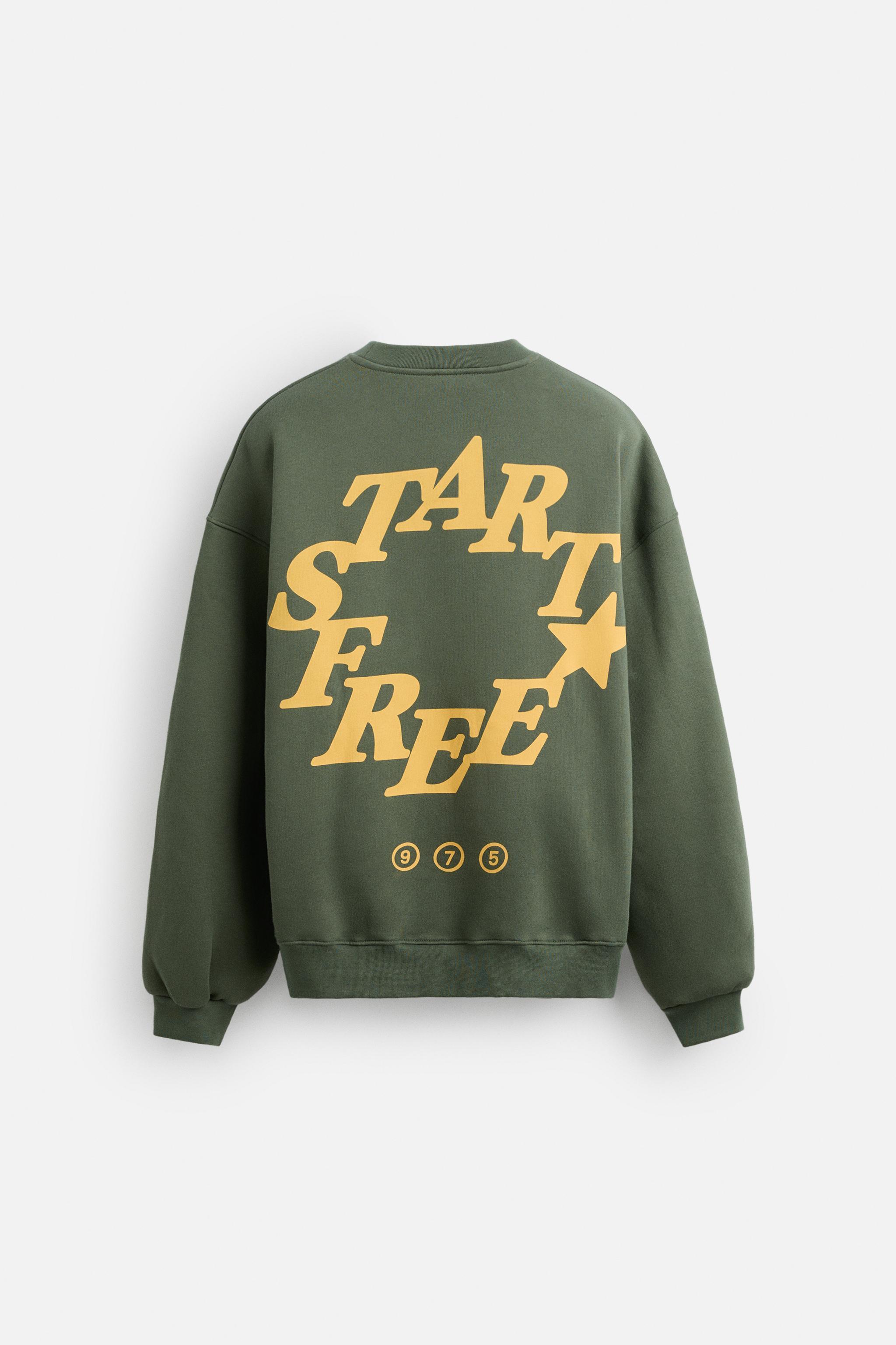 PRINTED TEXT SWEATSHIRT Product Image