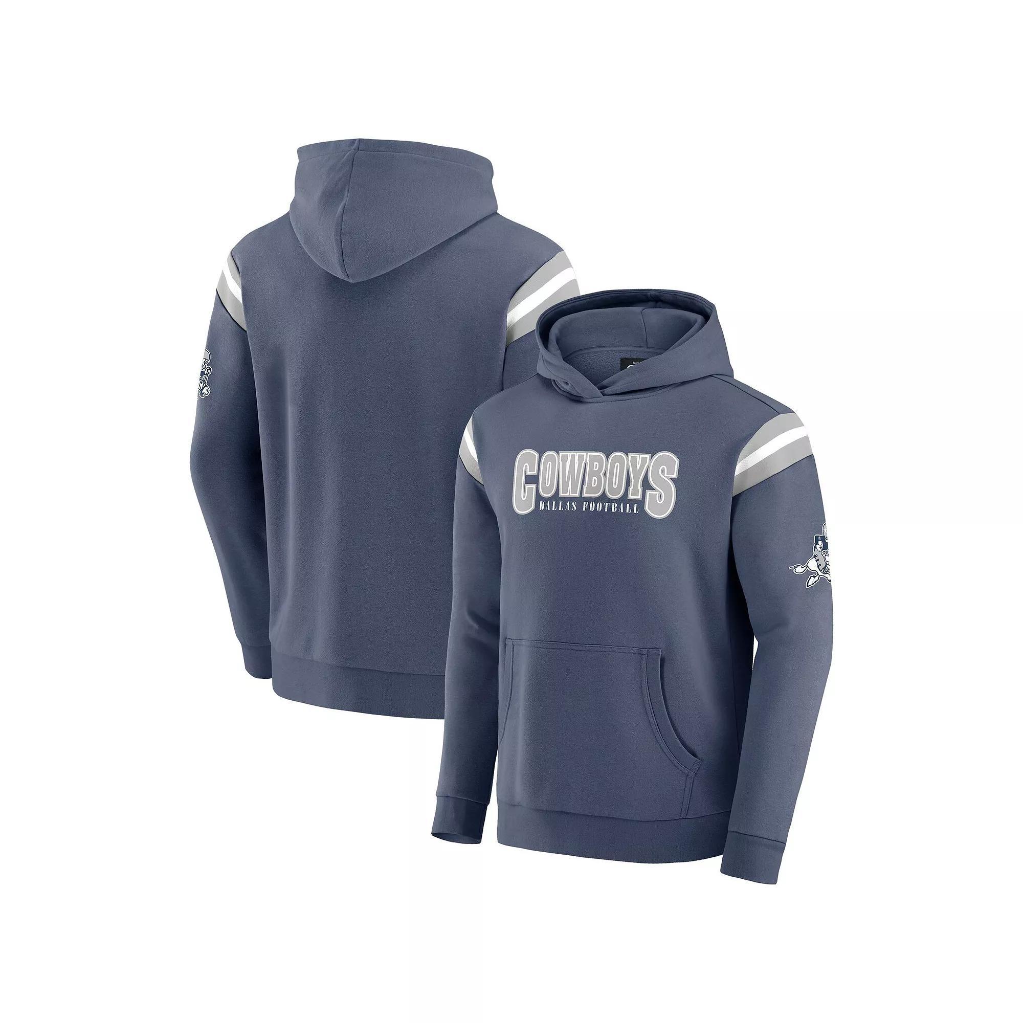 Men's Darius Rucker Collection by Fanatics Navy Dallas Cowboys Throwback Pullover Hoodie,  Product Image