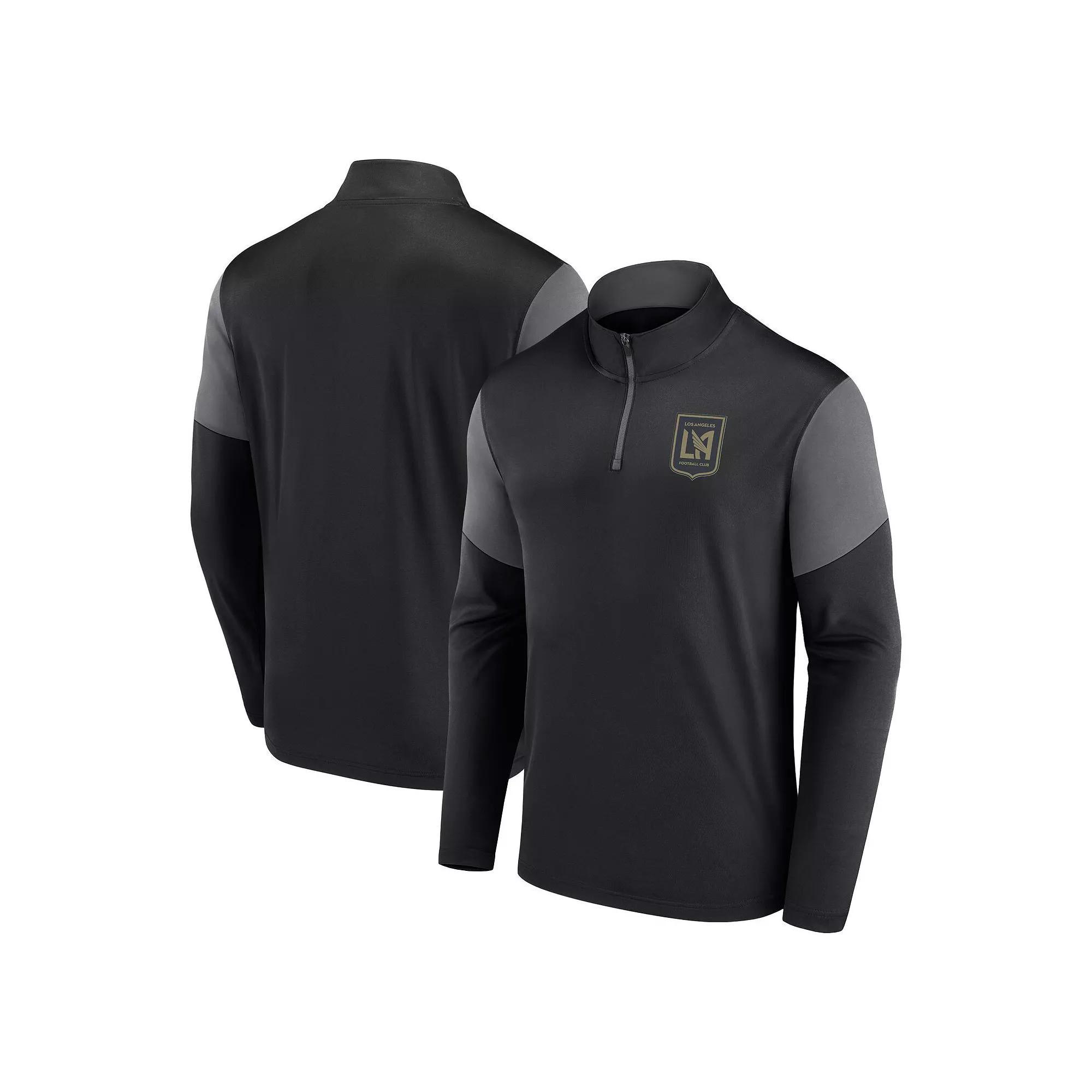 Men's Fanatics Branded Brown San Diego Padres Logo Quarter-Zip Top,  Product Image