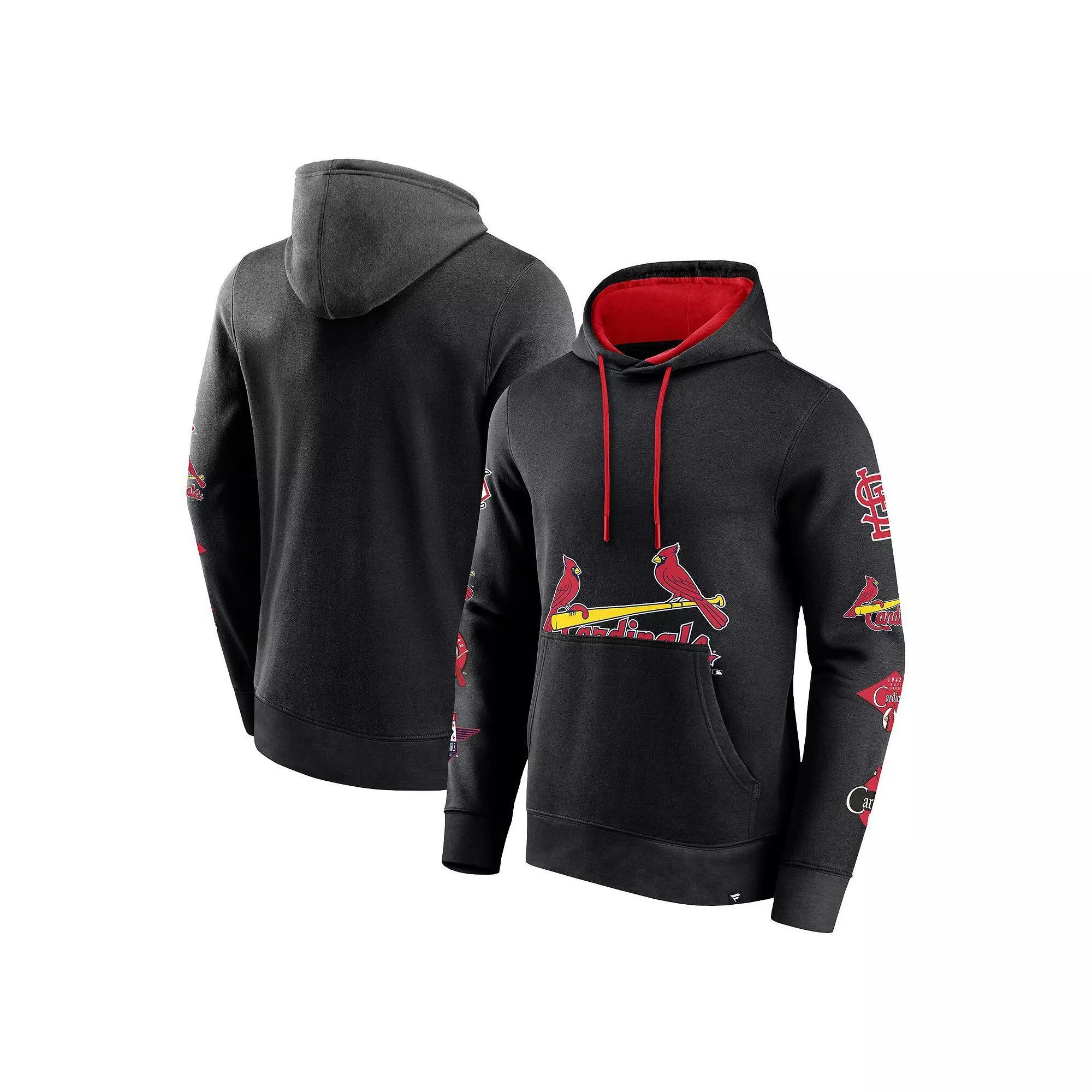 Men's Fanatics Branded Black Boston Red Sox Wild Winner Pullover Hoodie,  Product Image