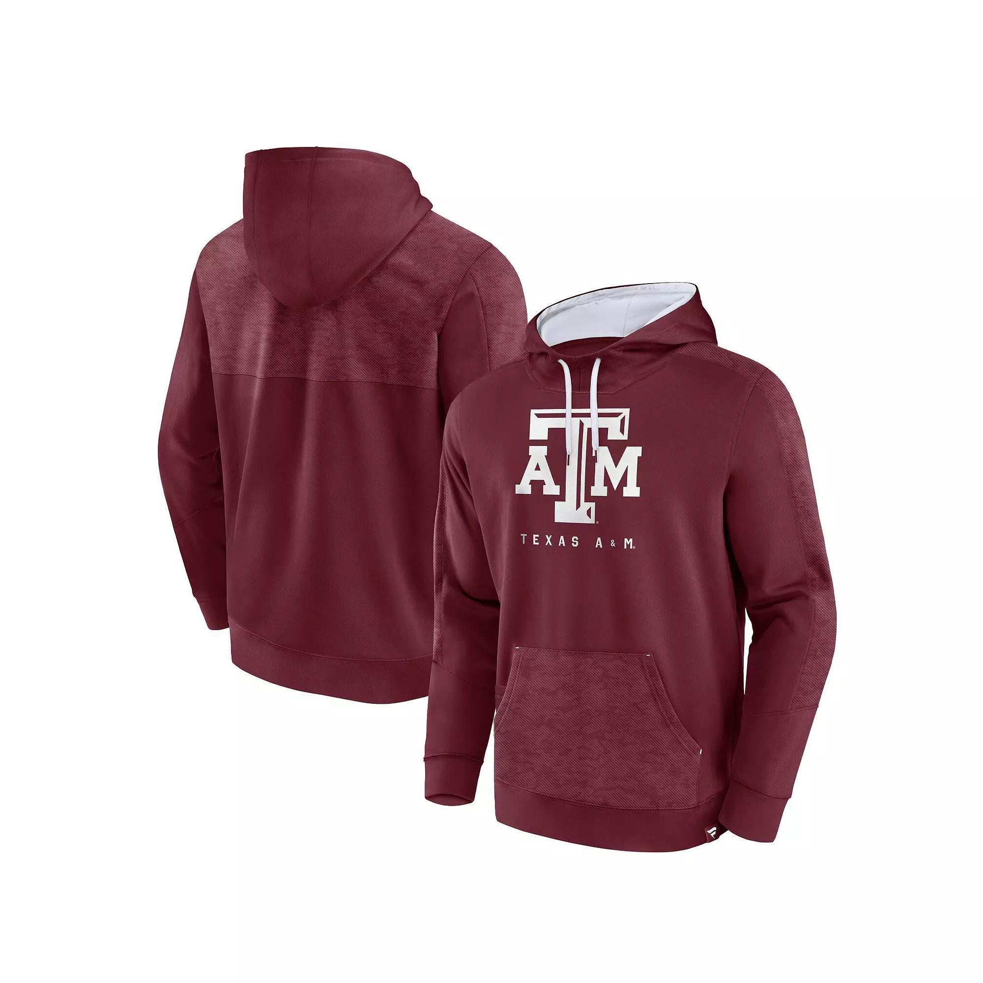Men's Fanatics Branded Maroon Texas A&M Aggies Defender Pullover Hoodie, Size: 2XL, Red Product Image