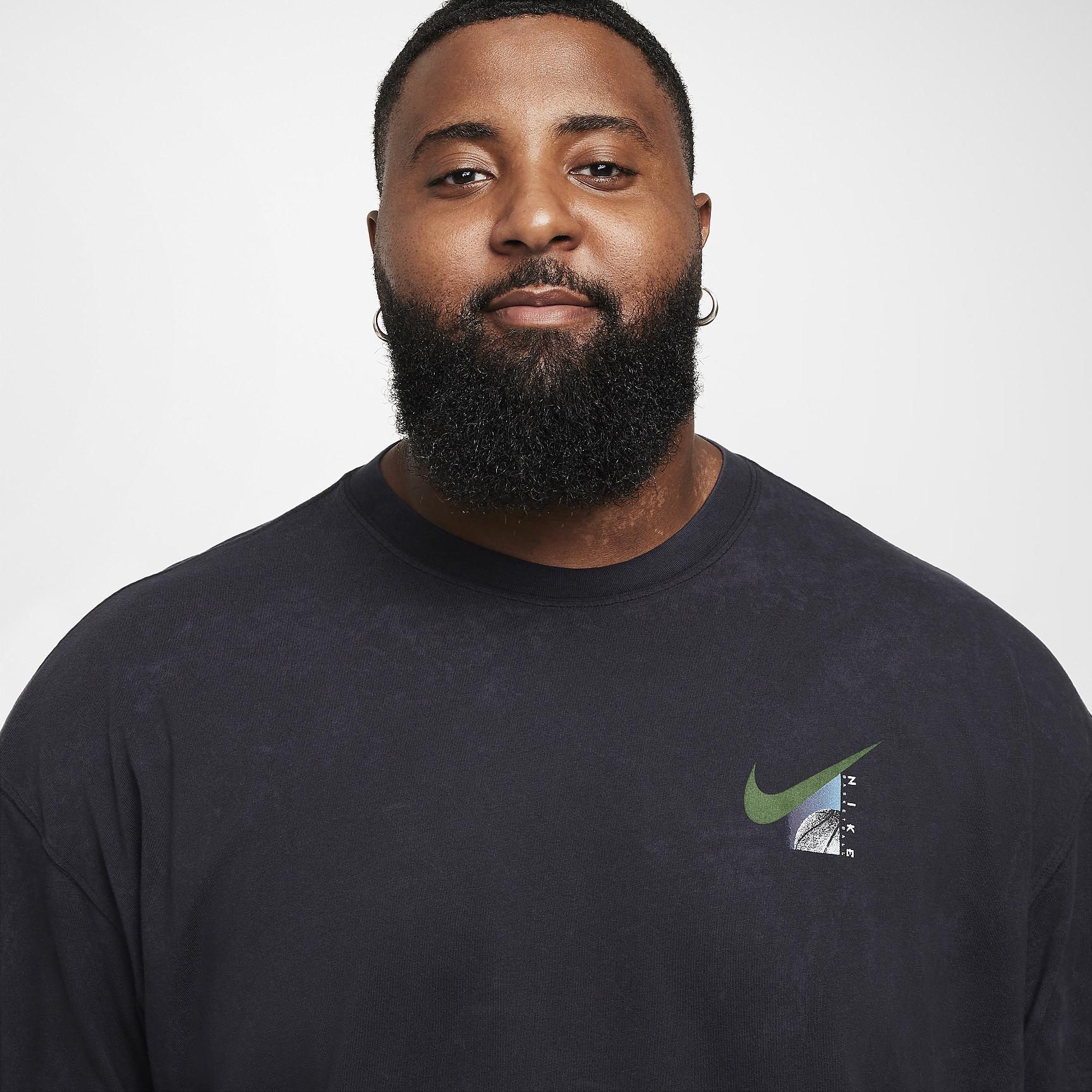 Nike Mens Max90 Long-Sleeve Basketball T-Shirt | HF6195-010 Product Image