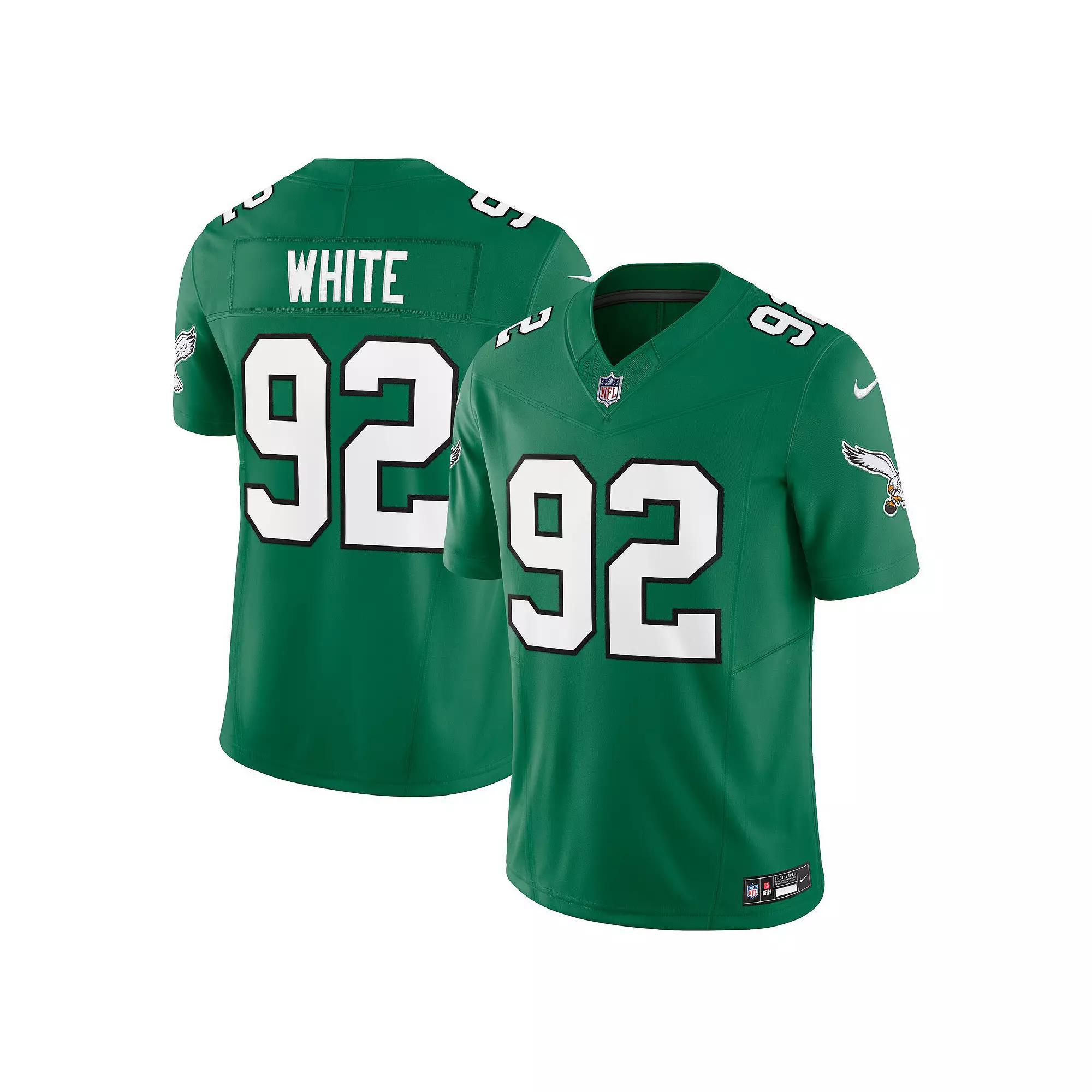 Men's Nike Reggie White Kelly Green Philadelphia Eagles Alternate Vapor F.U.S.E. Limited Jersey,  Product Image
